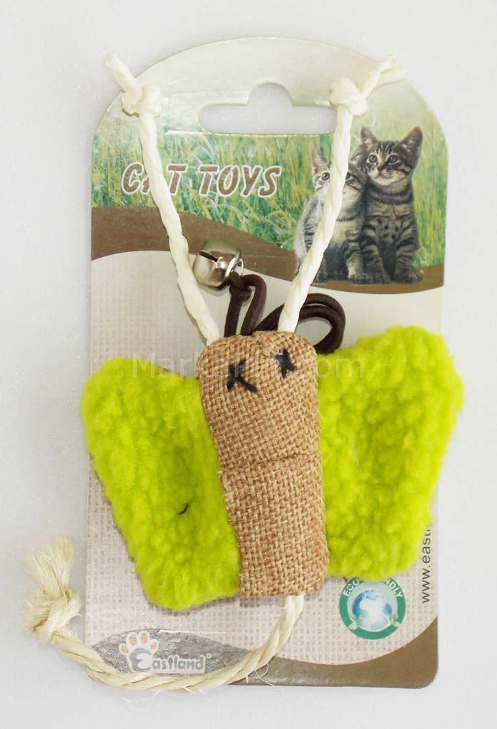 Peluş Kedi Oyuncağı Kelebek