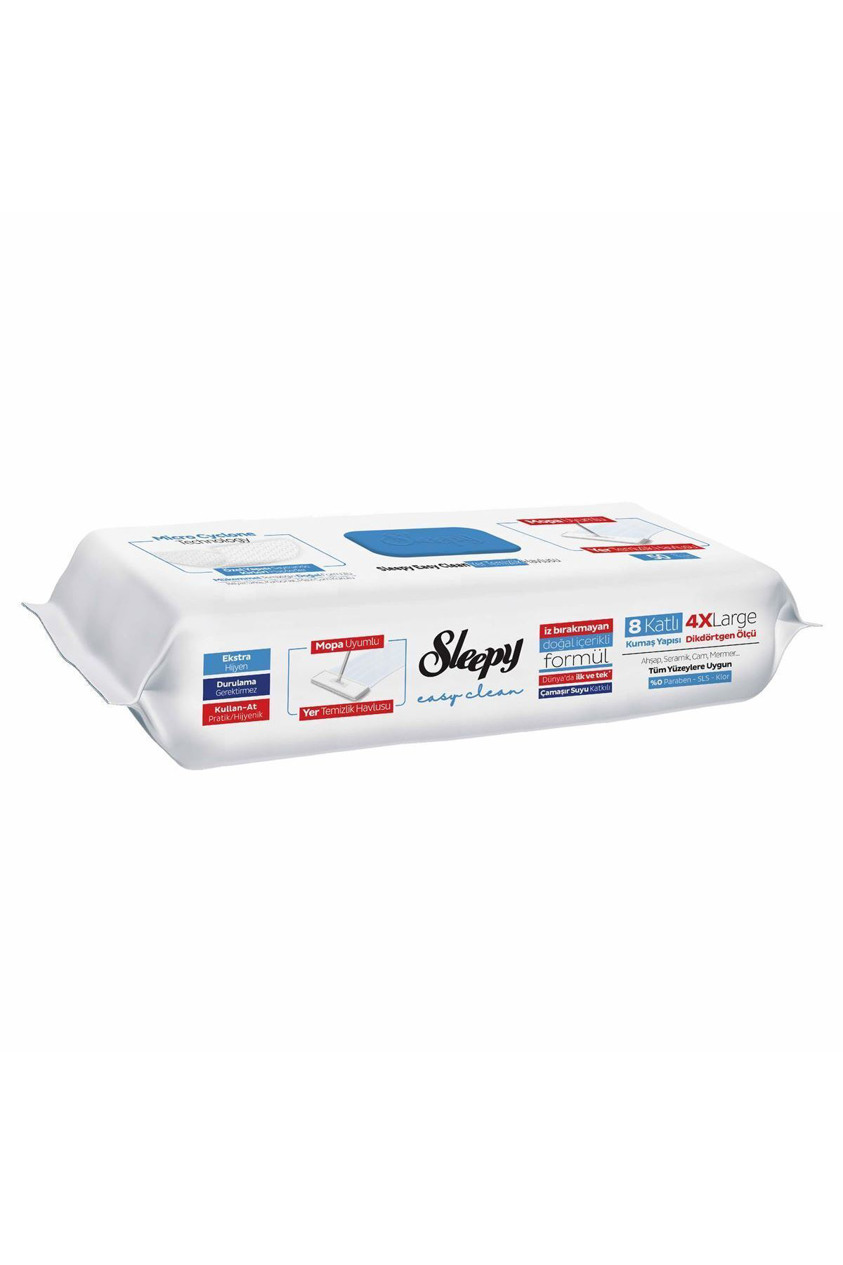 Easy Clean Çamaşır Suyu Katkılı Mopa Uyumlu Yer Temizlik Havlusu 
