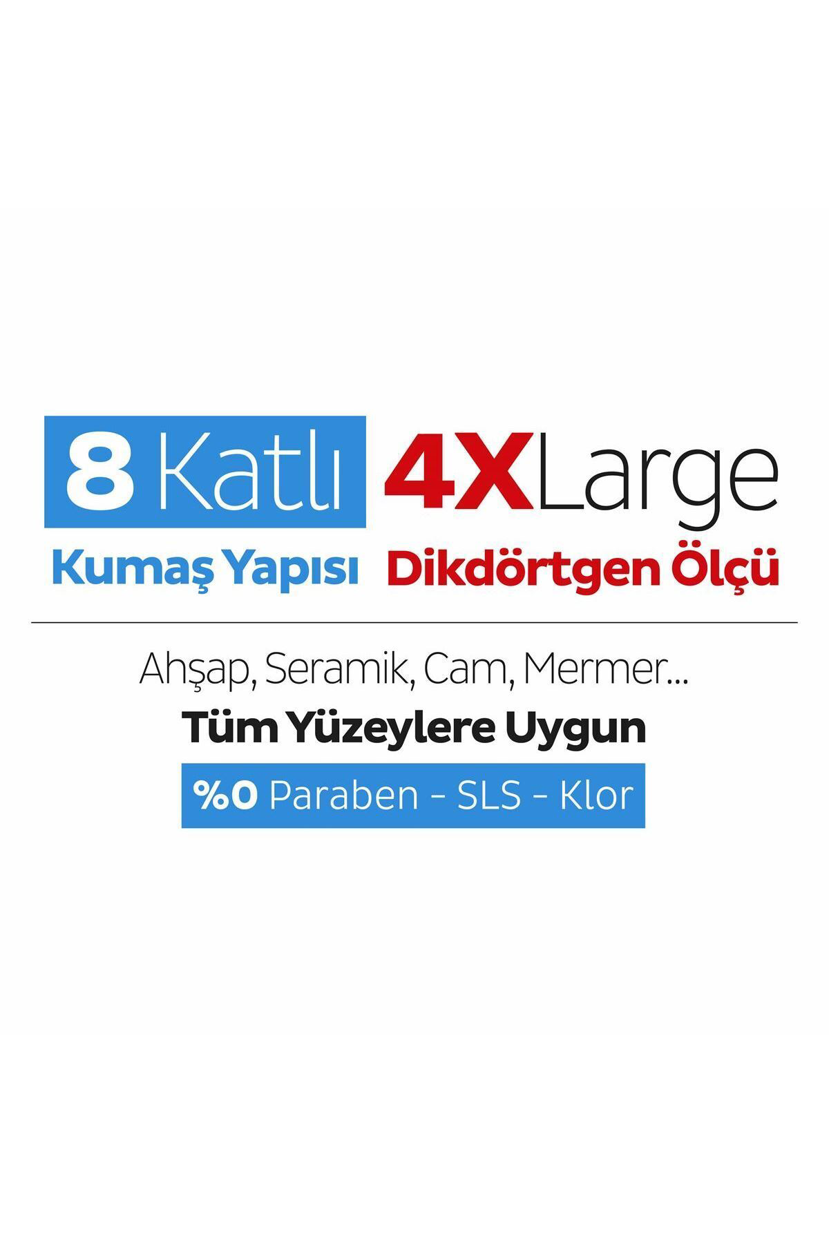 Easy Clean Çamaşır Suyu Katkılı Mopa Uyumlu Yer Temizlik Havlusu 