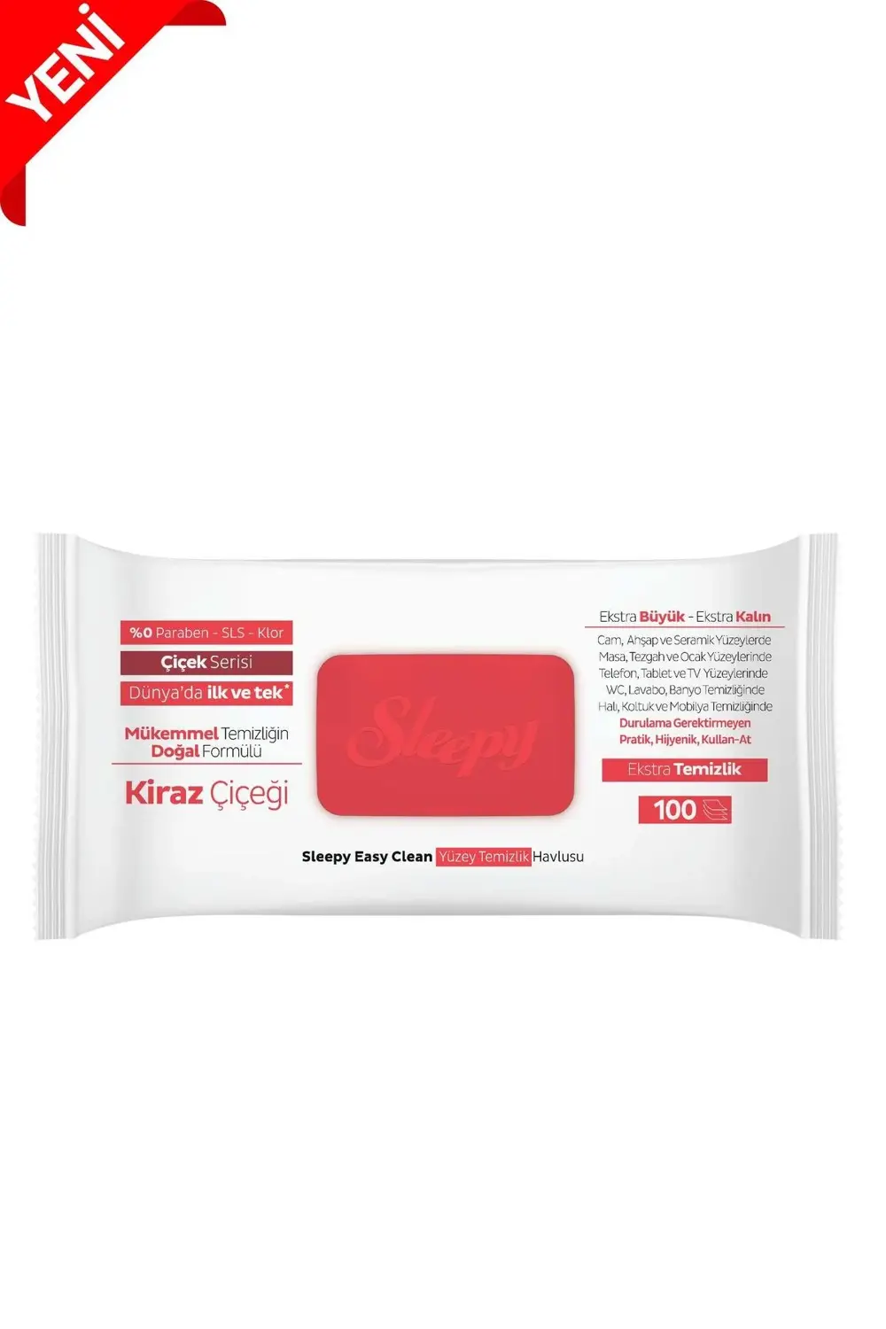 Easy Clean Kiraz Çiçeği Yüzey Temizlik Havlusu&Mendili 100 Yaprak