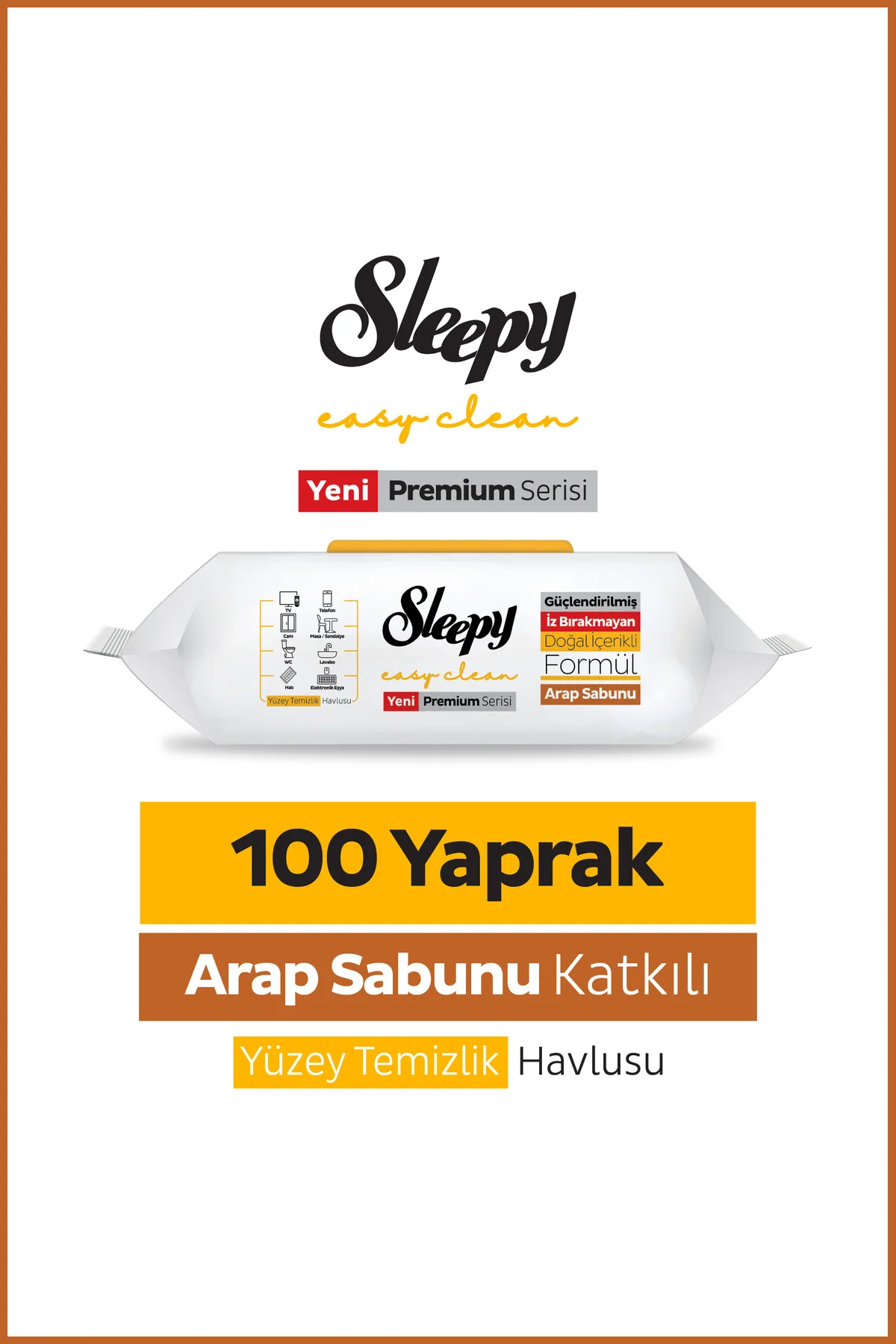 Easy Clean Premium Arap Sabunu Katkılı Yüzey Temizlik Havlusu Mendili 100 Yaprak Fiyatı, Yorumları ve Özellikleri