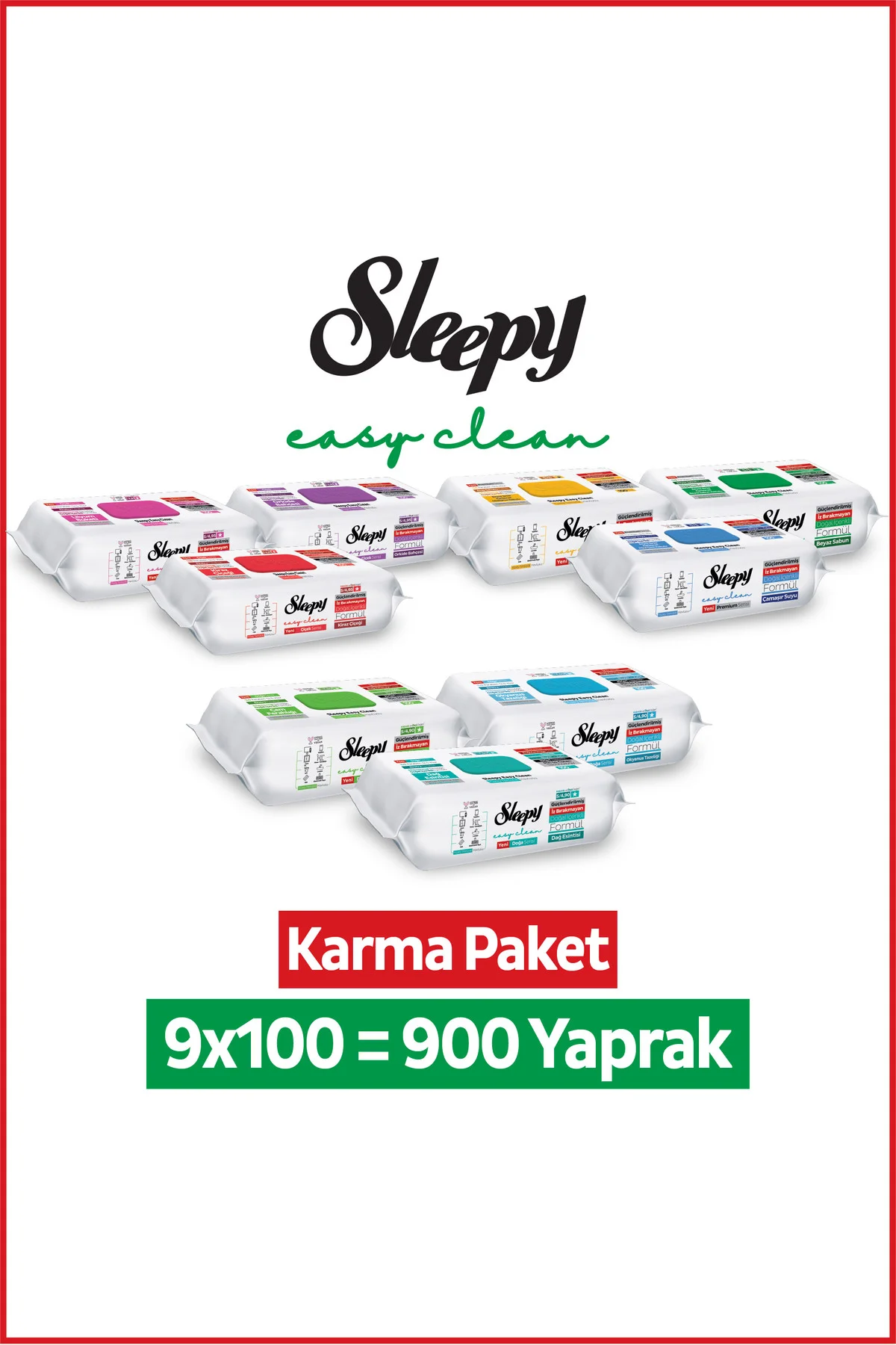 Easy Clean Premium+Çiçek Serisi+Doğa Serisi Yüzey Temizlik Havlusu Mendili 9x100 Karma Paket Fiyatı, Yorumları ve Özellikleri