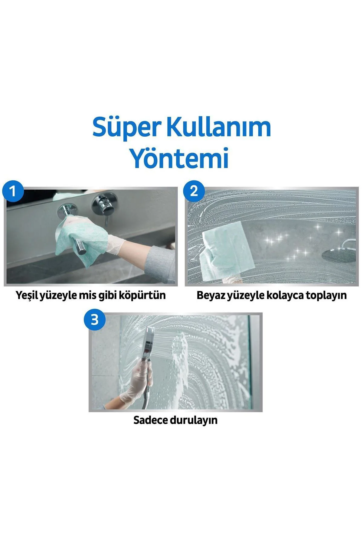 Easy Clean Süper Kireç Sökücü Yüzey Temizlik Havlusu&Mendili 2x30 (60 YAPRAK) Fiyatı, Yorumları ve Özellikleri