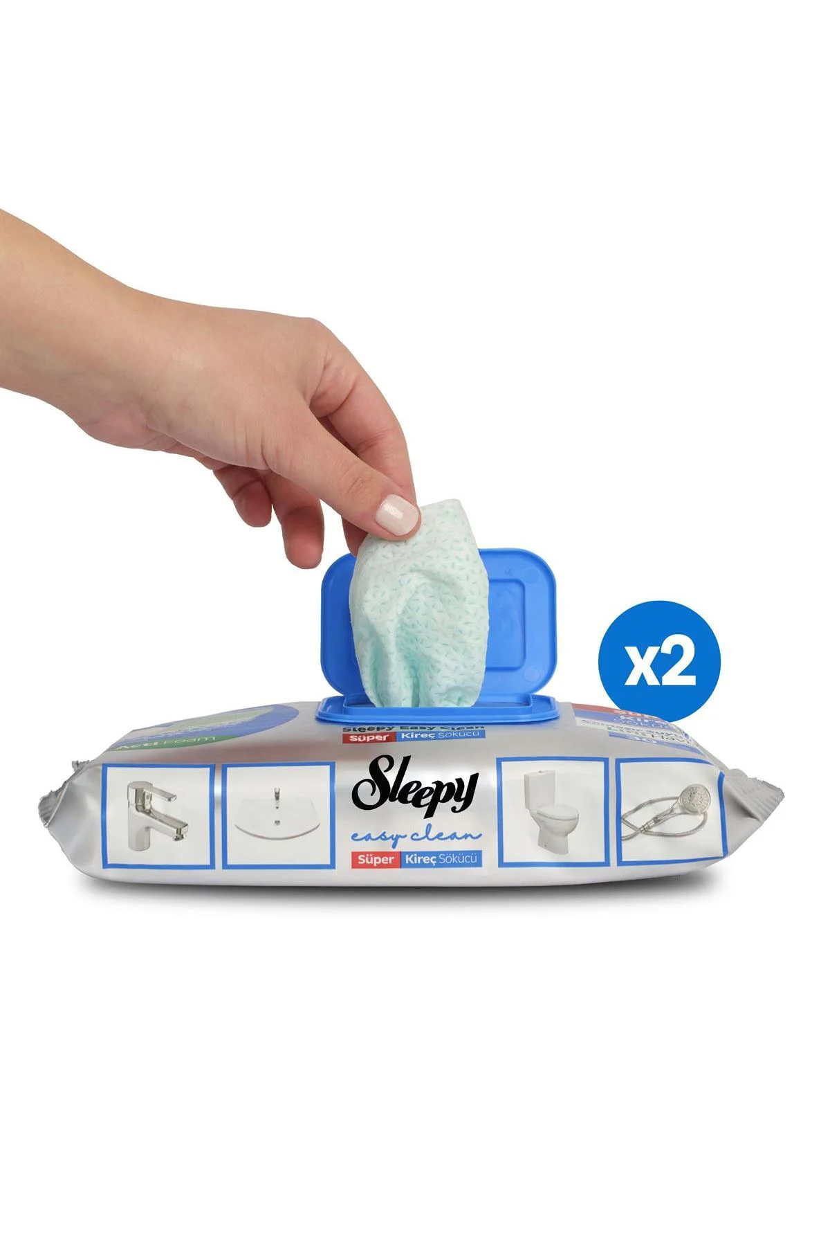 Easy Clean Süper Kireç Sökücü Yüzey Temizlik Havlusu&Mendili 2x30 (60 YAPRAK) Fiyatı, Yorumları ve Özellikleri