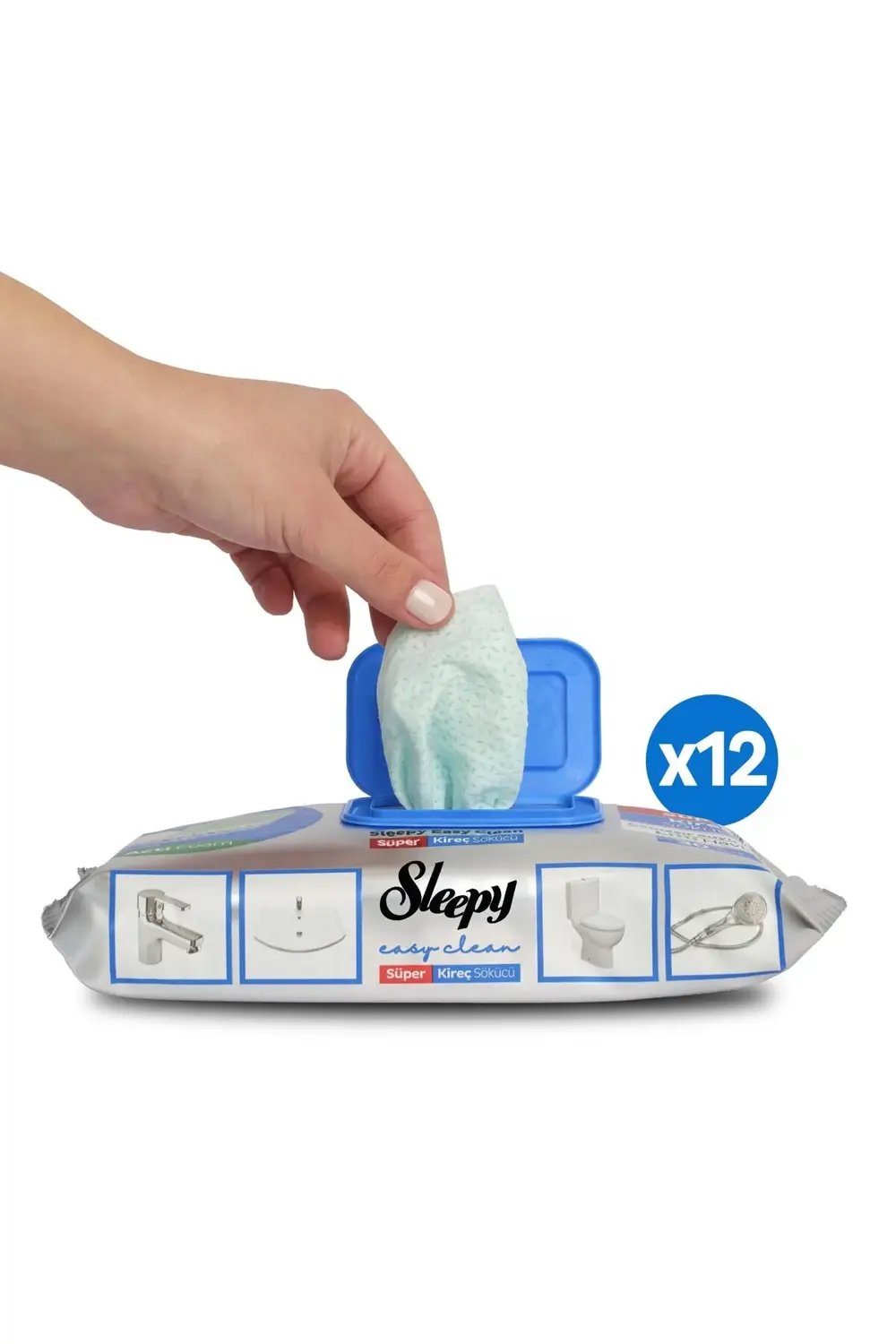 Easy Clean Süper Kireç Sökücü Yüzey Temizlik Havlusu&mendili 12x3