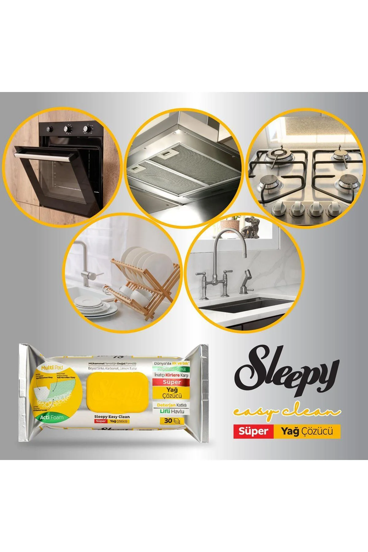 Easy Clean Süper Yağ Çözücü Yüzey Temizlik Havlusu&mendili 2x30 (60 YAPRAK) Easy Clean Süper Yağ Çözücü Yüzey Temizlik Havlusu&mendili 2x30 (60 YAPRAK) Fiyatı, Yorumları ve Özellikleri