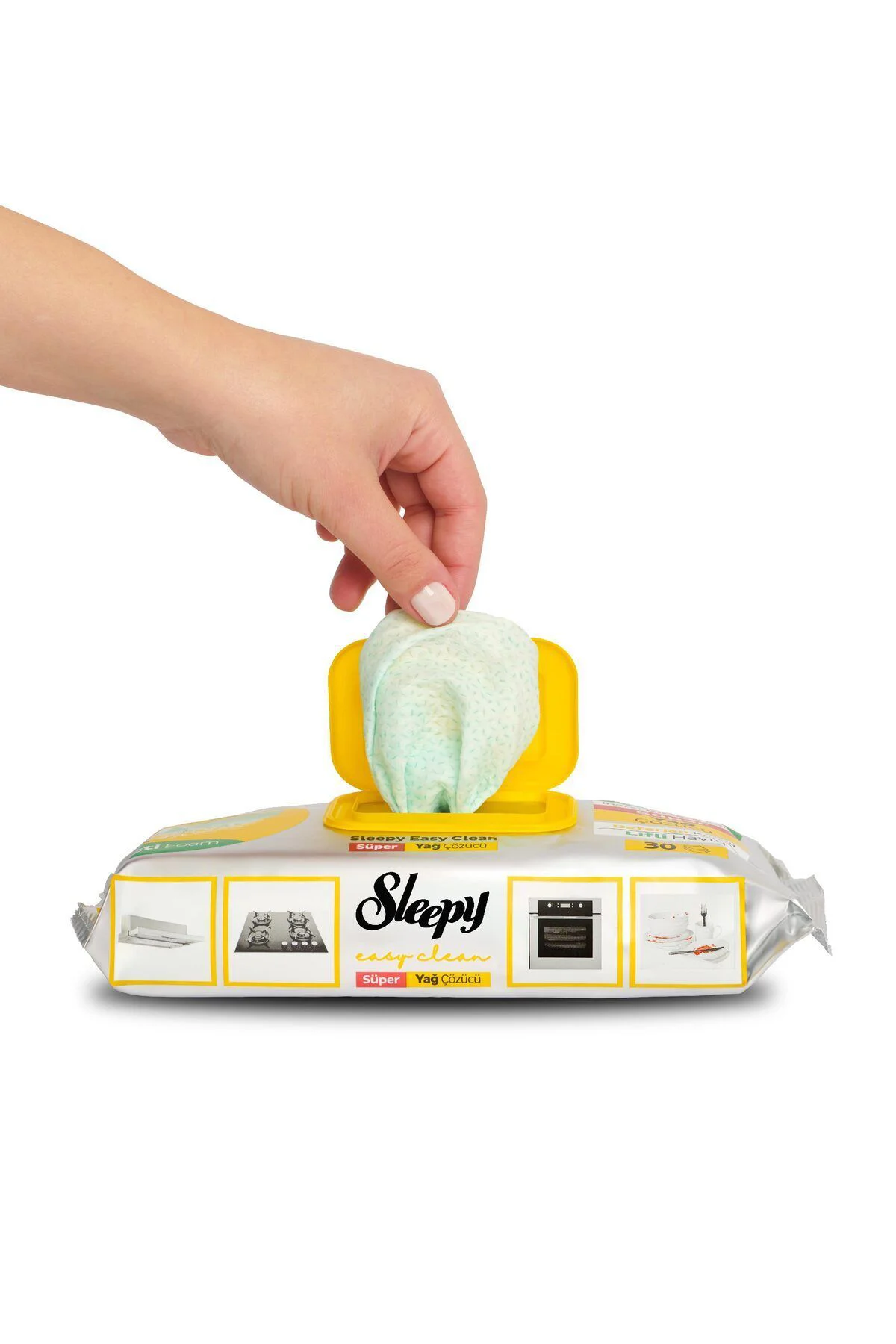Easy Clean Süper Yağ Çözücü Yüzey Temizlik Havlusu&Mendili 30 Yap
