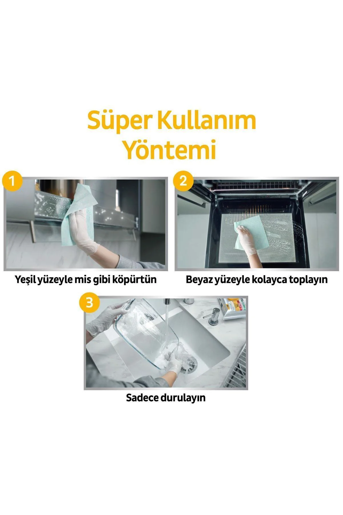 Easy Clean Süper Yağ Çözücü Yüzey Temizlik Havlusu&mendili 2x30 (60 YAPRAK) Fiyatı, Yorumları ve Özellikleri