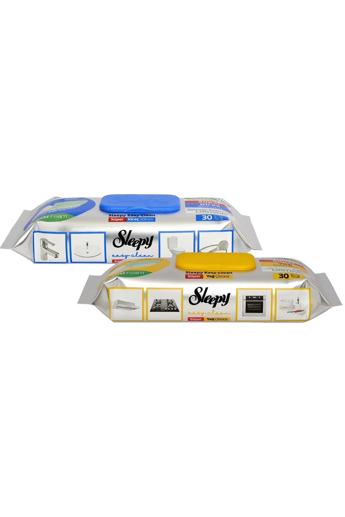 Easy Clean Süper Yağ Çözücü&kireç Sökücü Yüzey Temizlik Havlusu&mendili 2x30 (60 YAPRAK) Fiyatı, Yorumları ve Özellikleri
