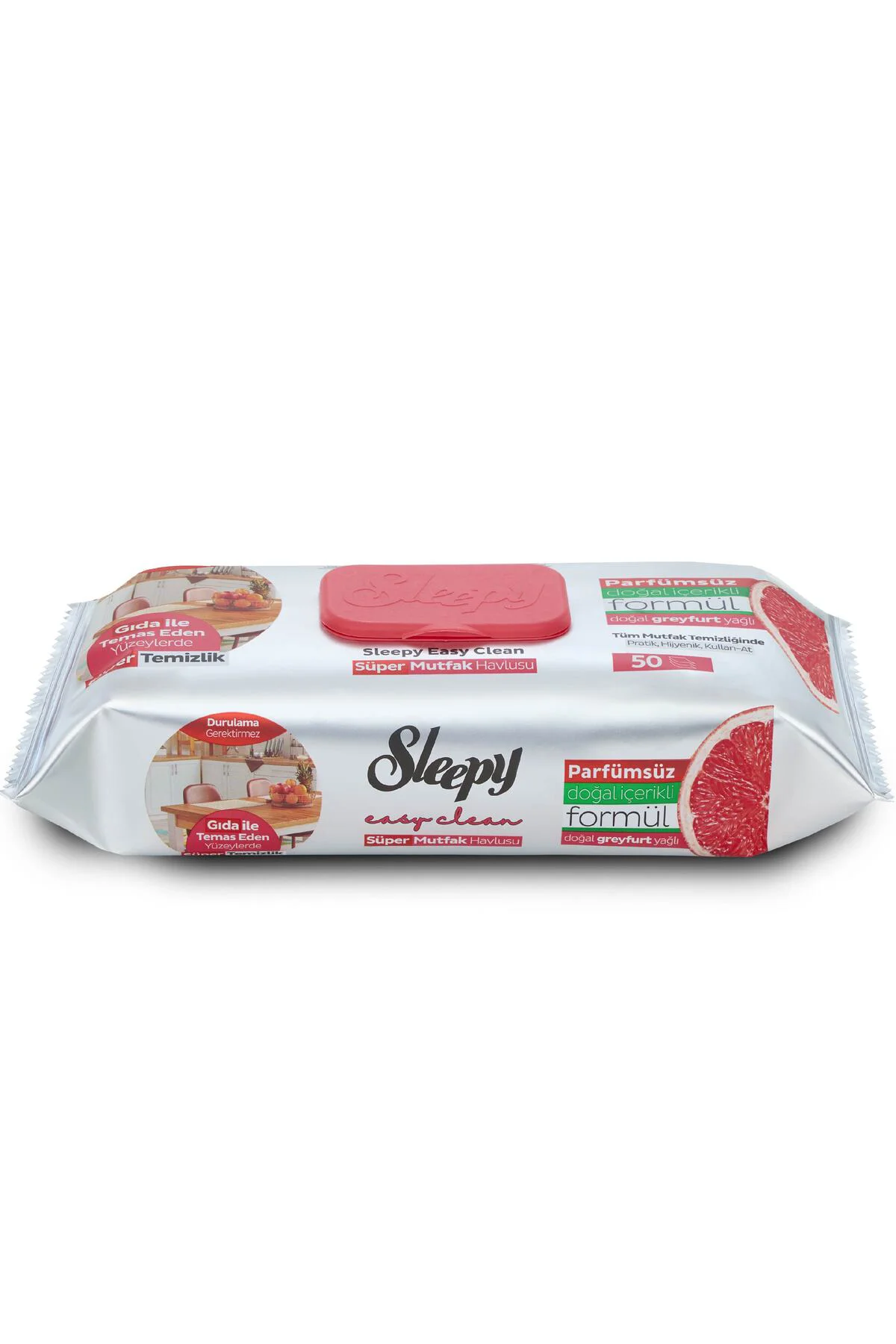 Easy Clean Süper Yüzey Temizlik Mutfak Havlusu&Mendili Greyfurt Y