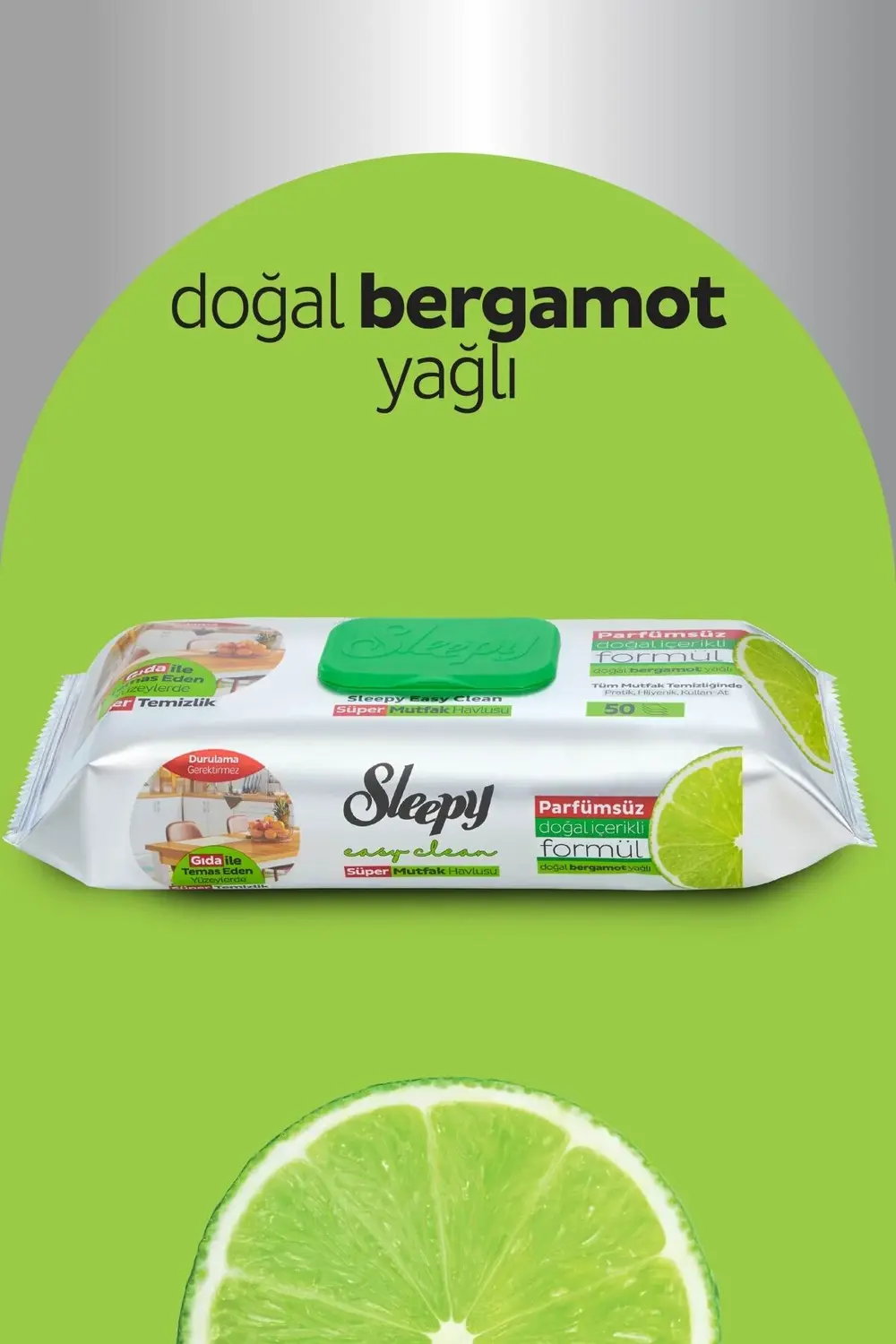 Easy Clean Süper Yüzey Temizlik Mutfak Havlusu&Mendili Bergamot Y