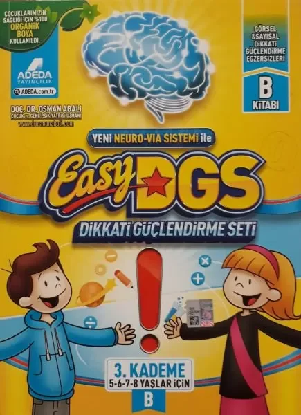 EASY Dikkati Güçlendirme Seti 5-8 yaş B Kitapçığı