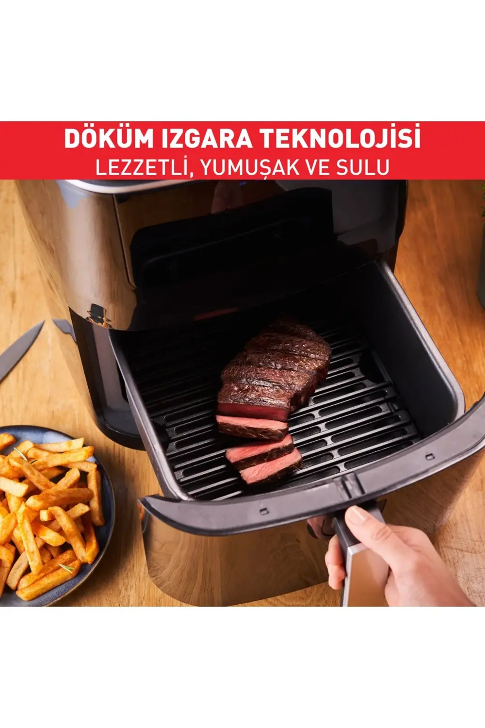 Tefal Easy Fry Grill & Steam 7 Programlı Az Yağlı Fritöz - 6,5 Litre