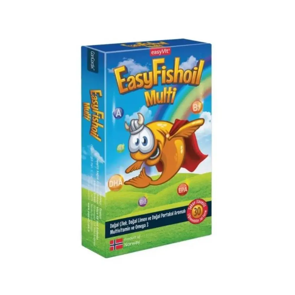 Easyfishoil Multi +omega 3 30 Çiğnenebilir Jel Form