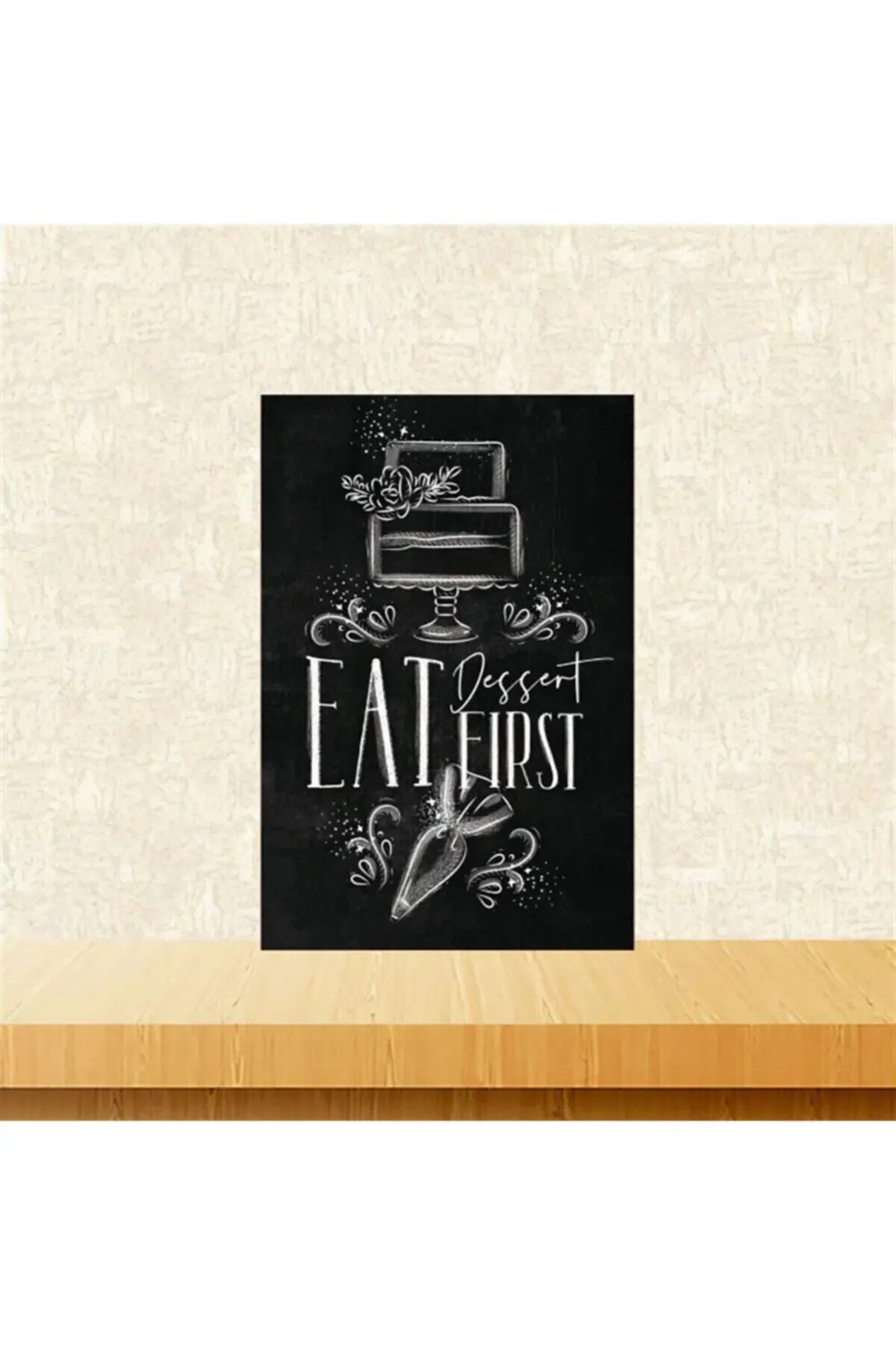 Eat First Tasarımlı 20-30 Cm Retro Ahşap Tablo Tkfx6041 Fiyatı, Yorumları ve Özellikleri