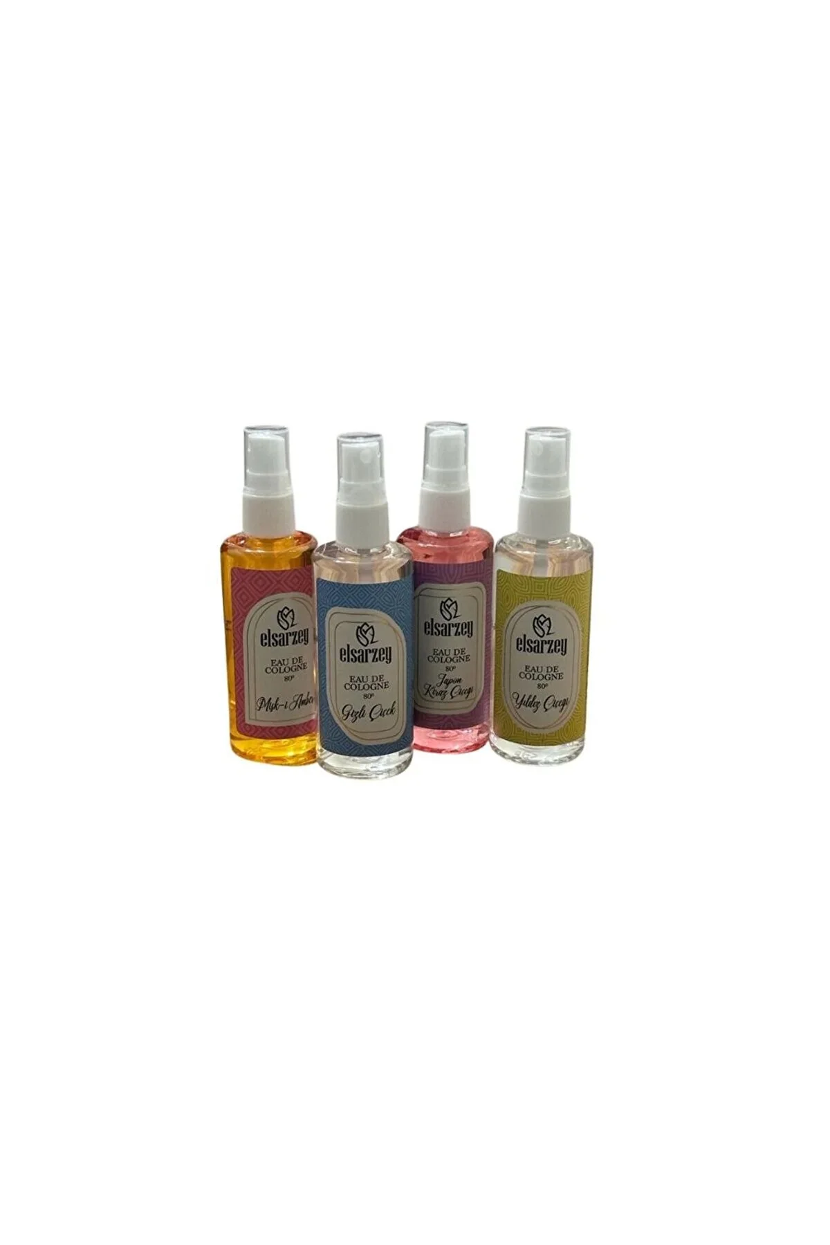 EAU DE COLOGNE - MİSK AMBER & GİZLİ & YILDIZ & KİRAZ ÇİÇEK 80 DER