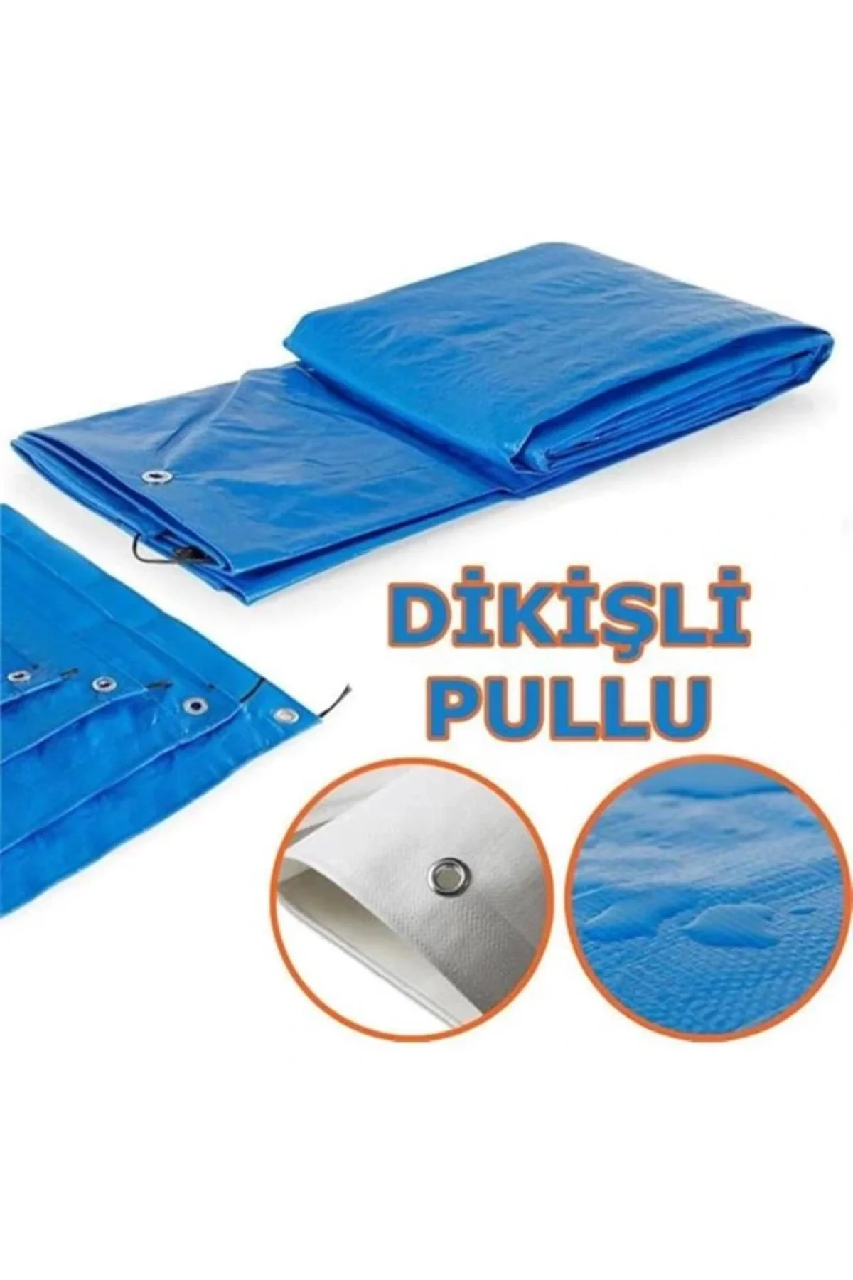 Ebatlı Su Geçirmez Pullu Çadır Branda Tente 3X5 m