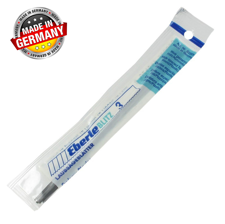 Eberle Blitz Düz Ahşap Plastik Kıl Testere Ağzı No:9 - 12 Adet Td