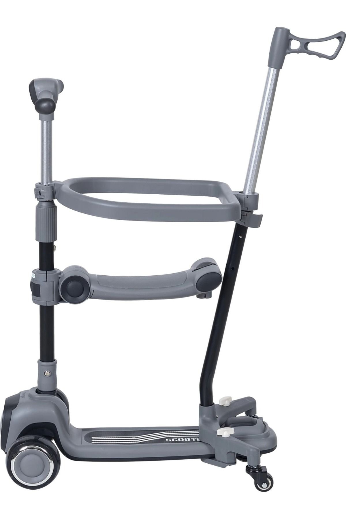 Oyuncak Store Ebeveyn Kontrollü Gri Renk Prego Smile Scooter