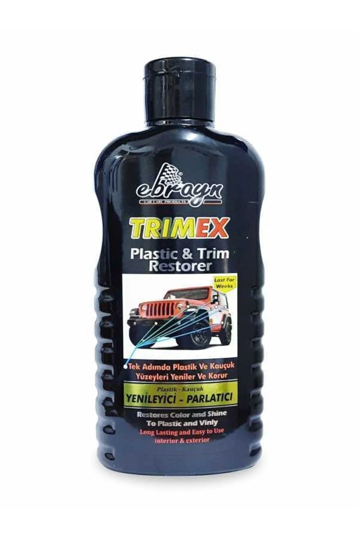 Ebrayn Trimex Plastik ve Kauçuk Yüzey Yenileyici &amp; Parlatıcı 200 ml Fiyatı, Yorumları ve Özellikleri