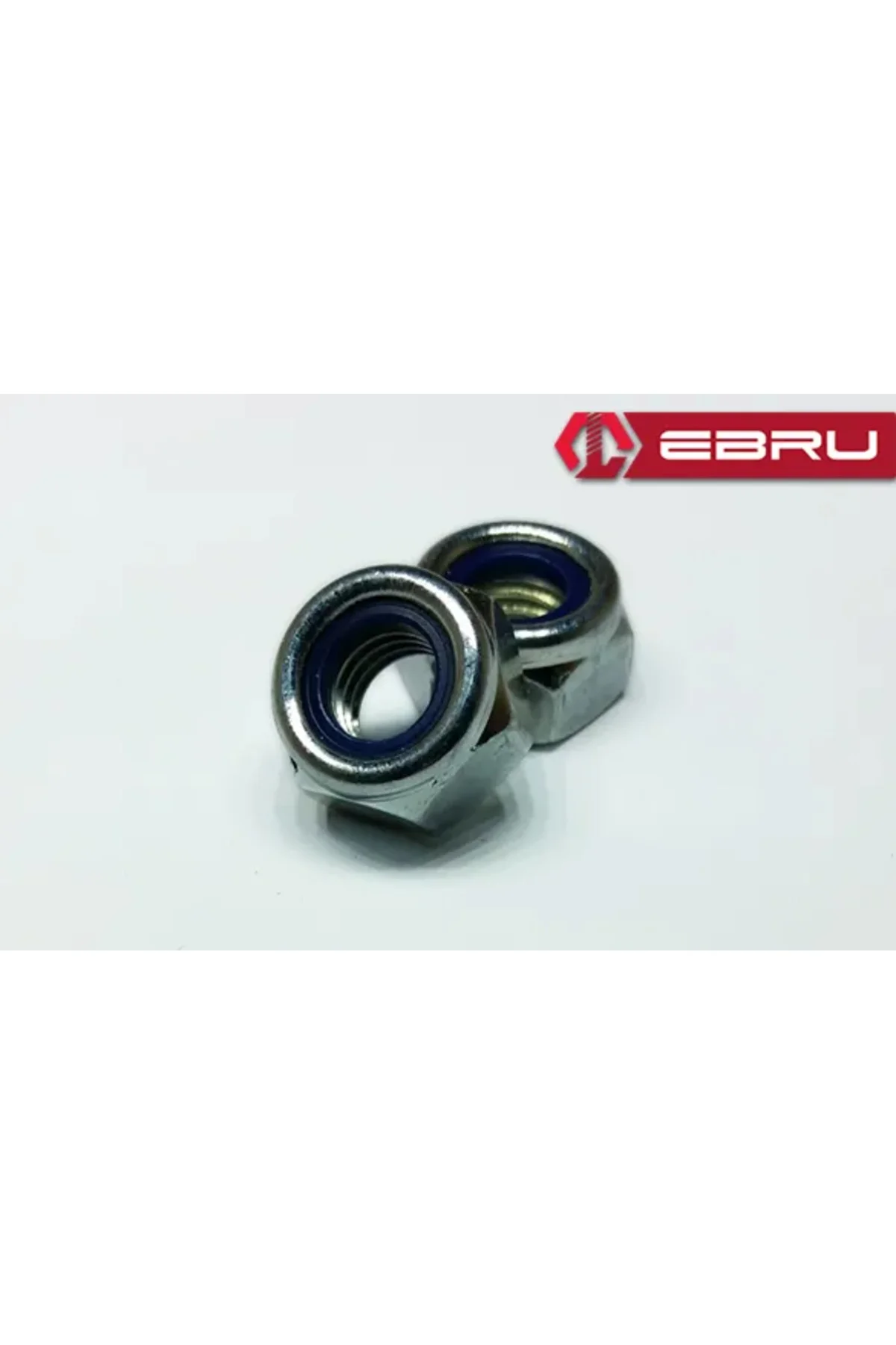 Ebru Altıköşe Fiberli Somun M6 - 10 Adet