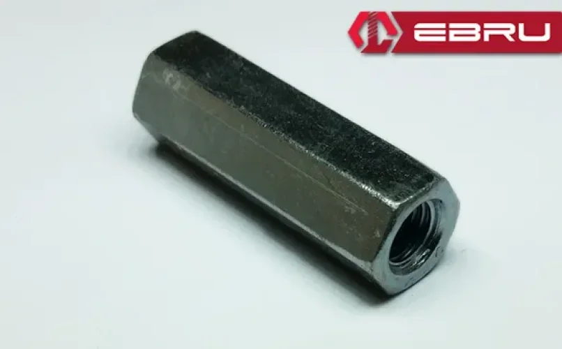 Ebru Altıköşe Uzatma Somunu M10x40 - 2 Adet