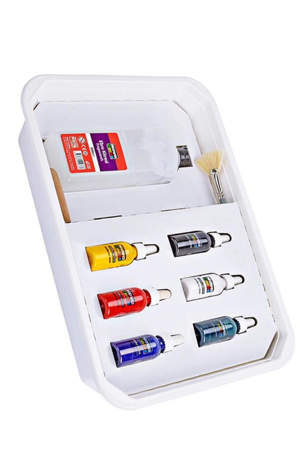 Ebru Boya Seti A-4 30 Parça 1 Paket Ebru Sanatı Seti Kitre Kağıt 