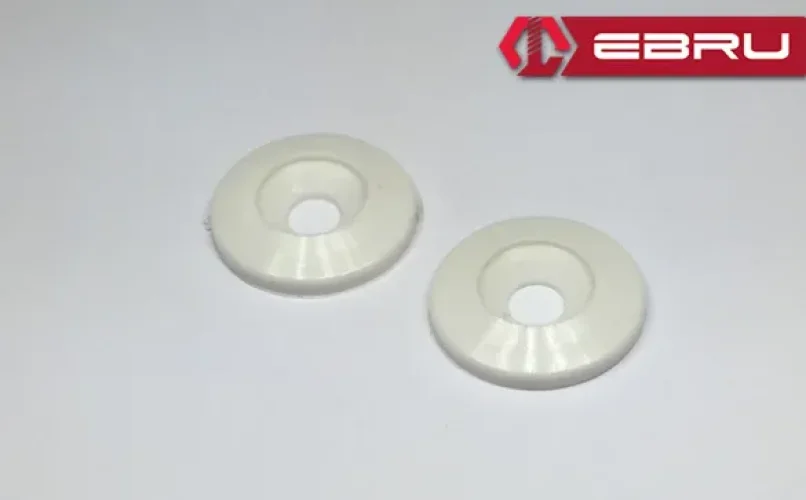 Ebru Plastik Vida Pulu 15mm, Delik: 5 mm - 1000 Adet Ebru Plastik Vida Pulu 15mm, Delik: 5 mm - 1000 Adet