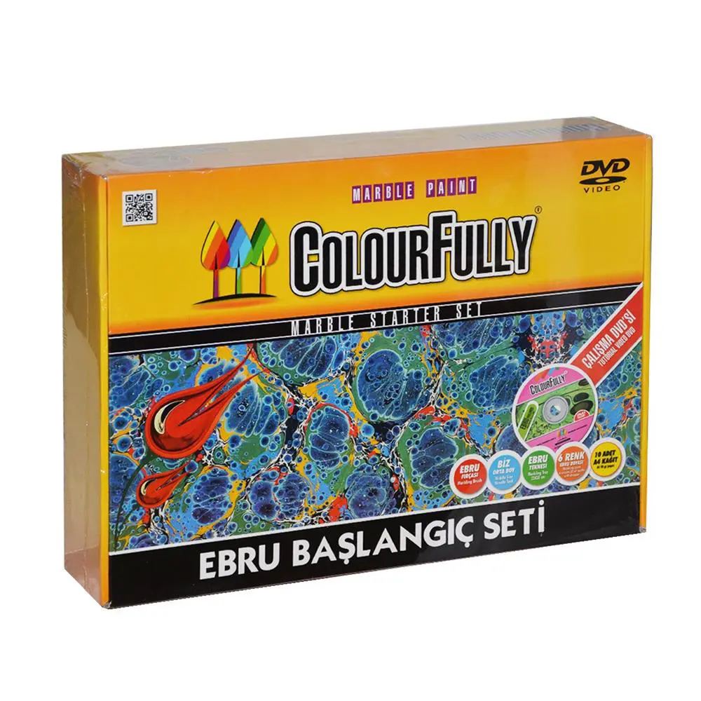 Ebru Sanatı Başlangıç Seti Eğitici Dvd'li Ebru Sanatı Başlangıç Seti Eğitici Dvd'li