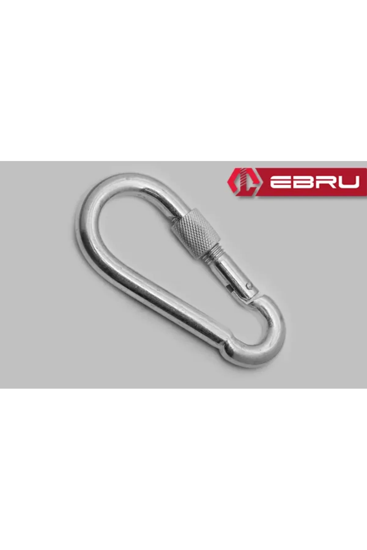 Ebru Vidalı Karabina, Kanca, Çengel 11mm - 1 Adet
