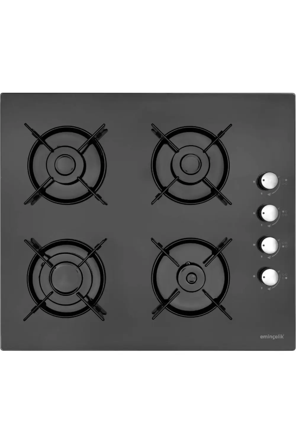 Ec-ah 1240 Bg60 Ankastre Gömmeli 4 Gözlü Siyah Ocak Sancak Alimer