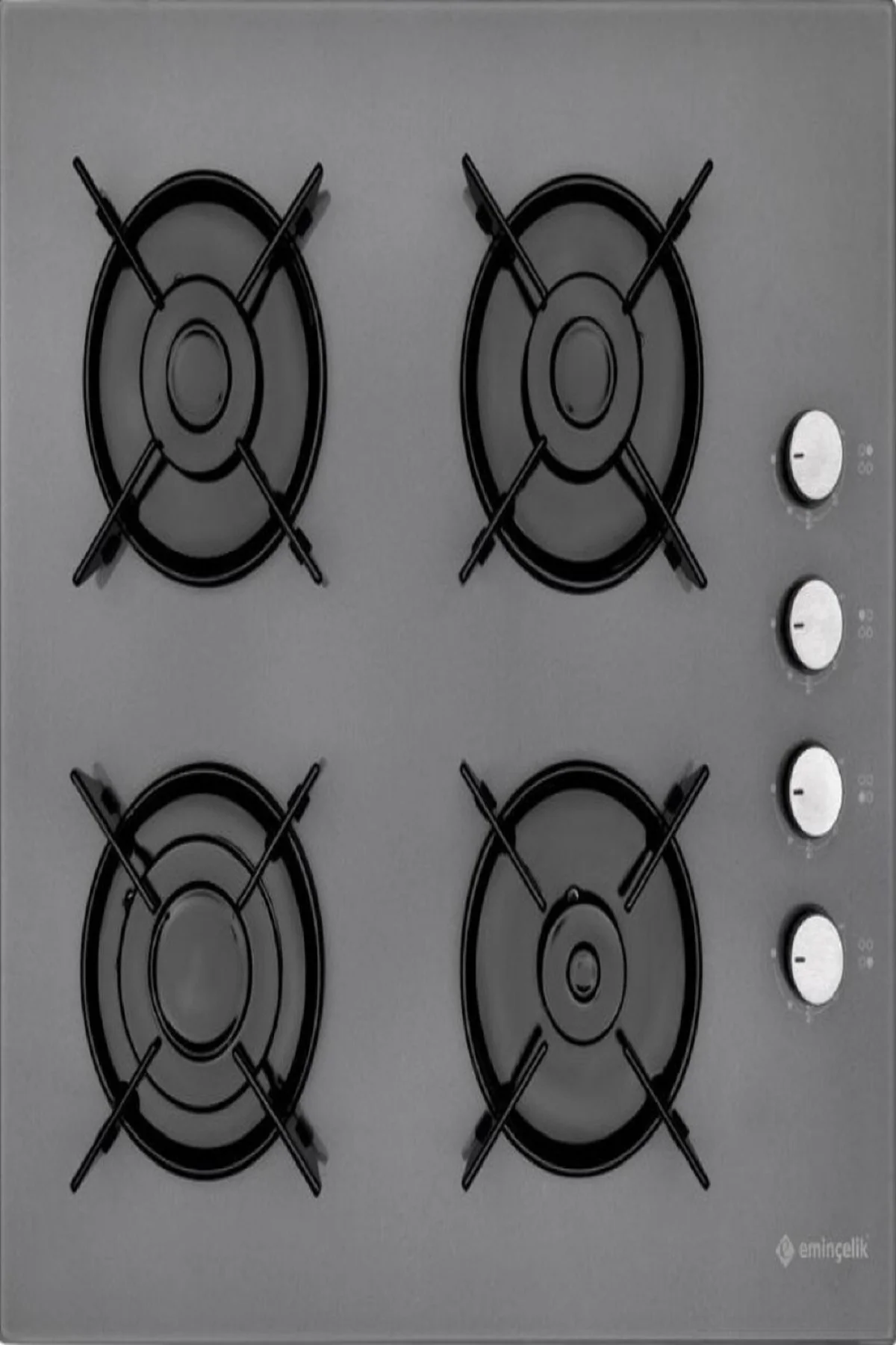 Ec-ah 1240 Gg60 Ankastre Gömmeli Gri Cam Ocak Sancak Alimer