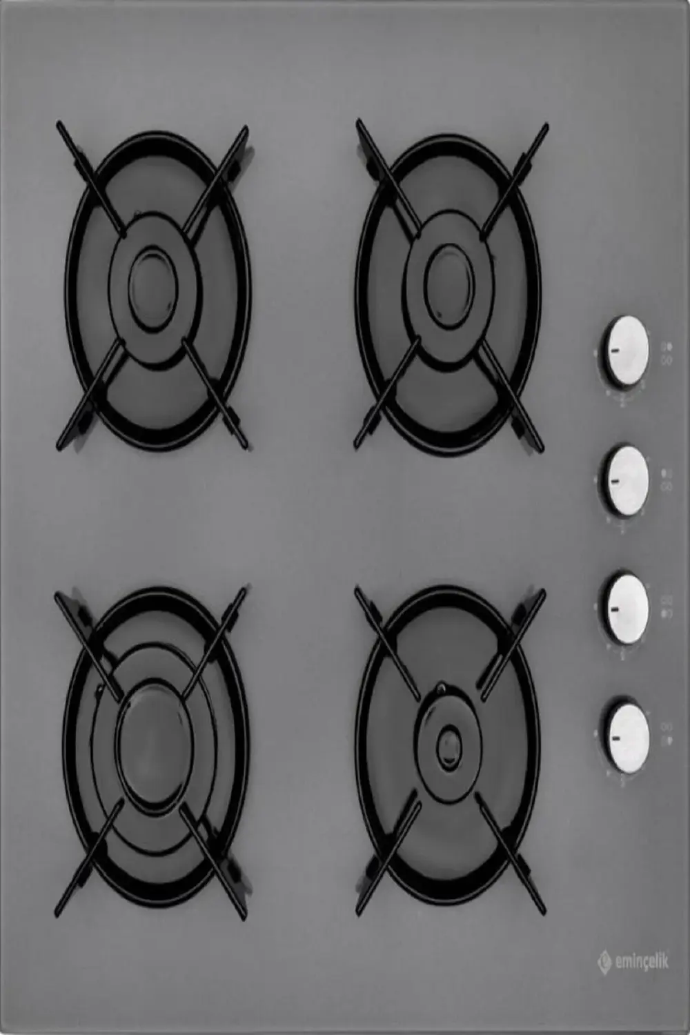 Ec-ah 1240 Gg60 Ankastre Gömmeli Gri Cam Ocak Sancak Alimer