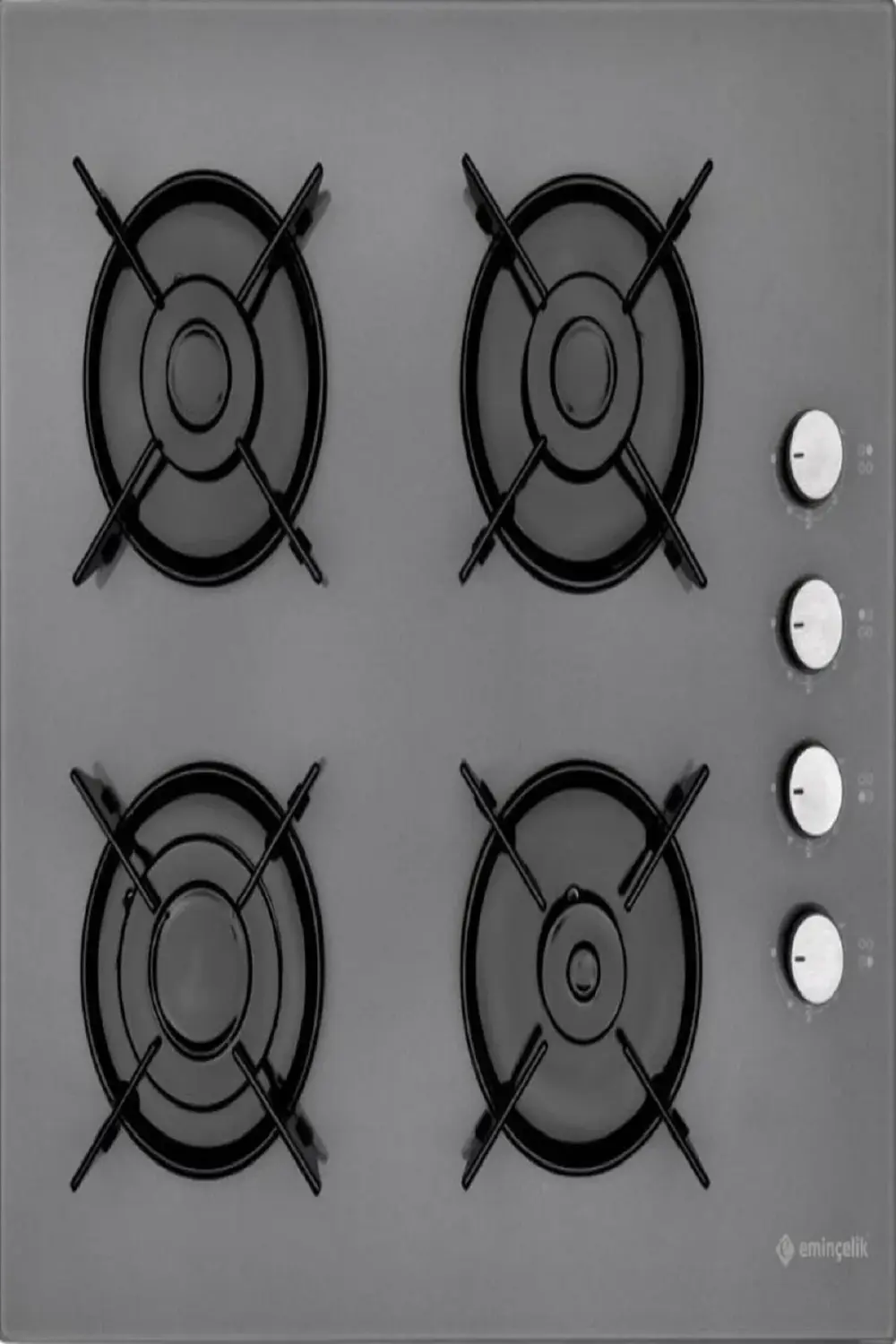 Ec-ah 1240 Gg60 Ankastre Gömmeli Gri Cam Ocak Sancak Alimer