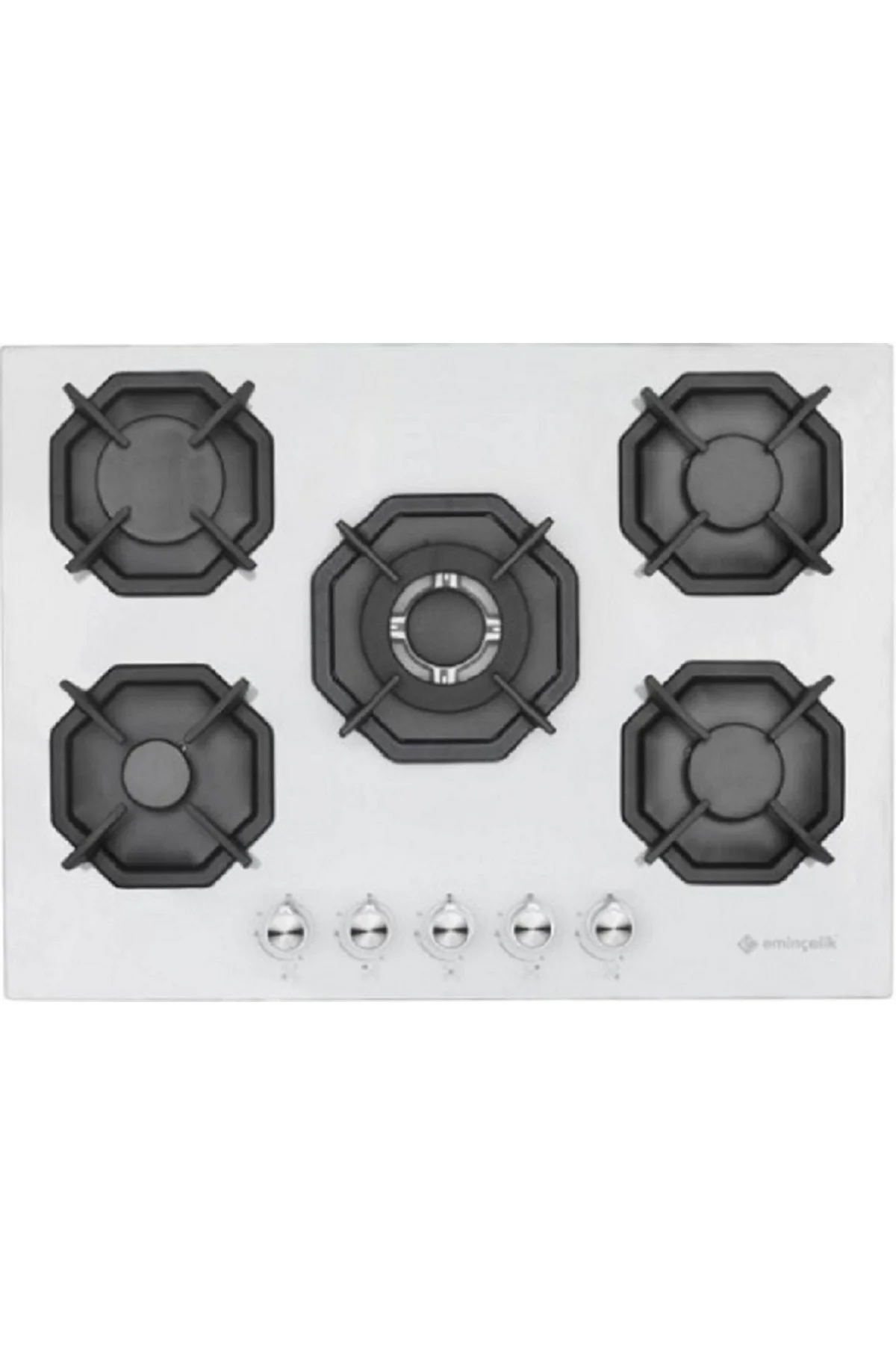 EC-AH 2250 BW WG70 SNG BEYAZ 70 CM ANKASTRE GÖMMELİ OCAK WOKLU