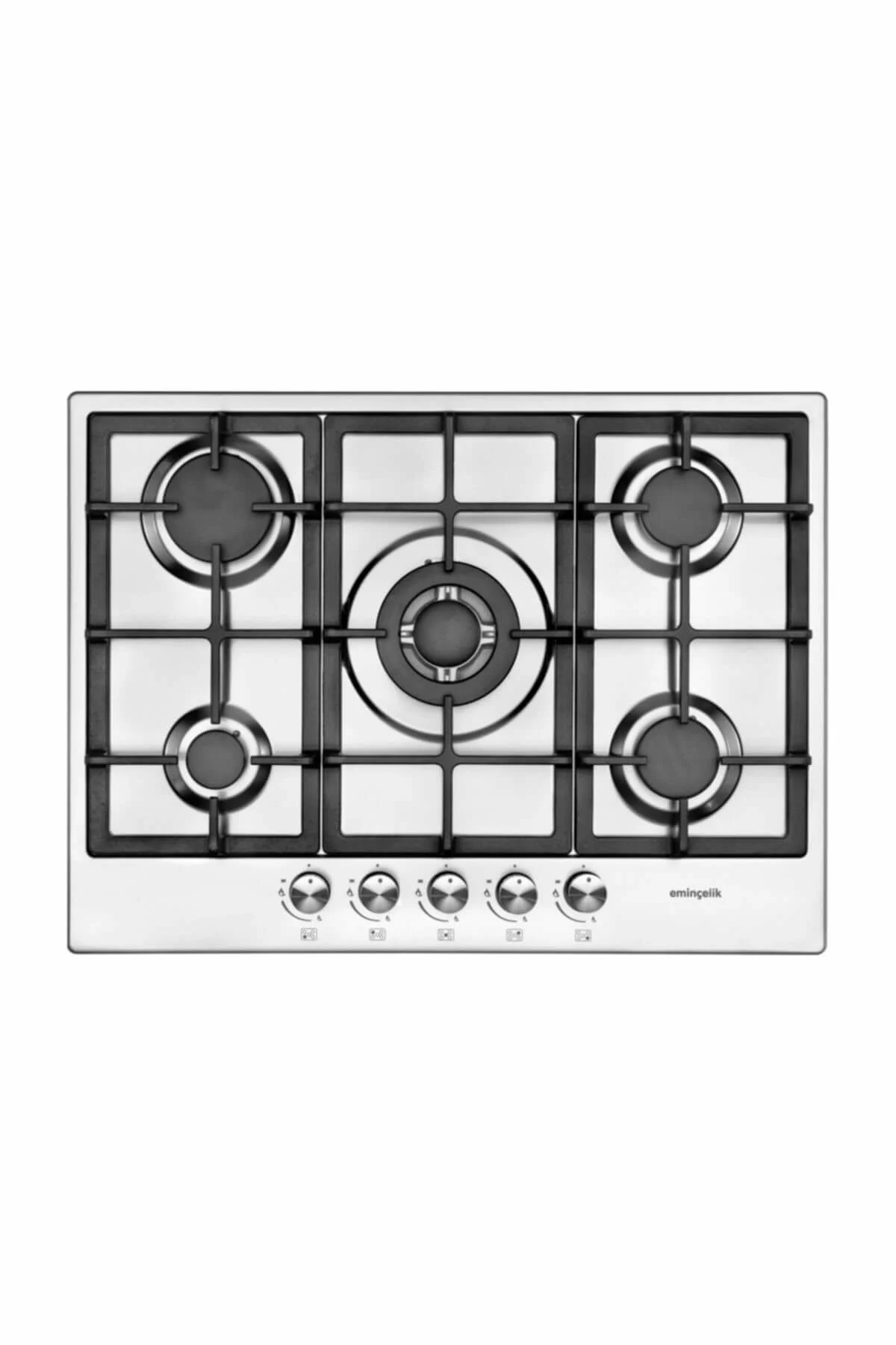 EC-AH 2250 BW X70 DNG INOX 70 CM ANKASTRE GÖMMELİ OCAK