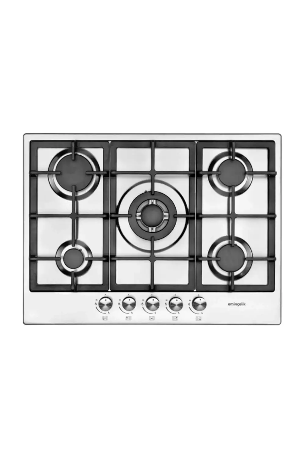 EC-AH 2250 BW X70 DNG INOX 70 CM ANKASTRE GÖMMELİ OCAK