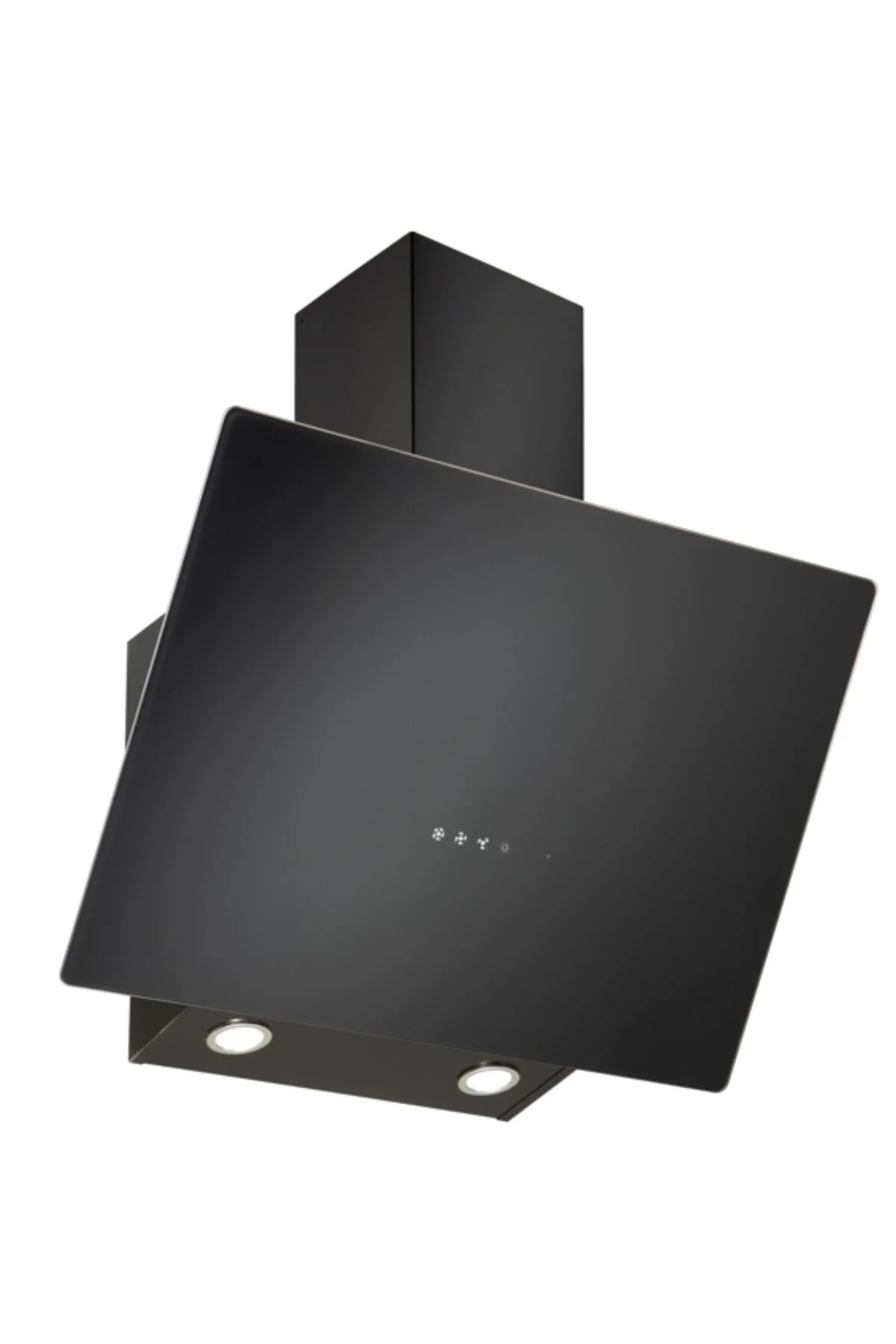 EC-CH 1460 RC B60 Siyah Tek Cam Dokunmatik Kumandalı Davlumbaz SA