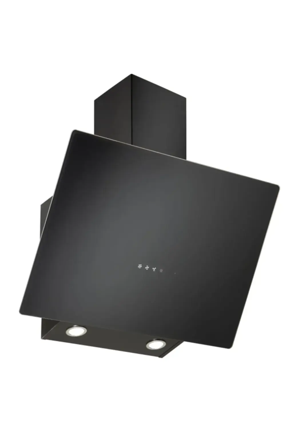 EC-CH 1460 RC B60 Siyah Tek Cam Dokunmatik Kumandalı Davlumbaz SA