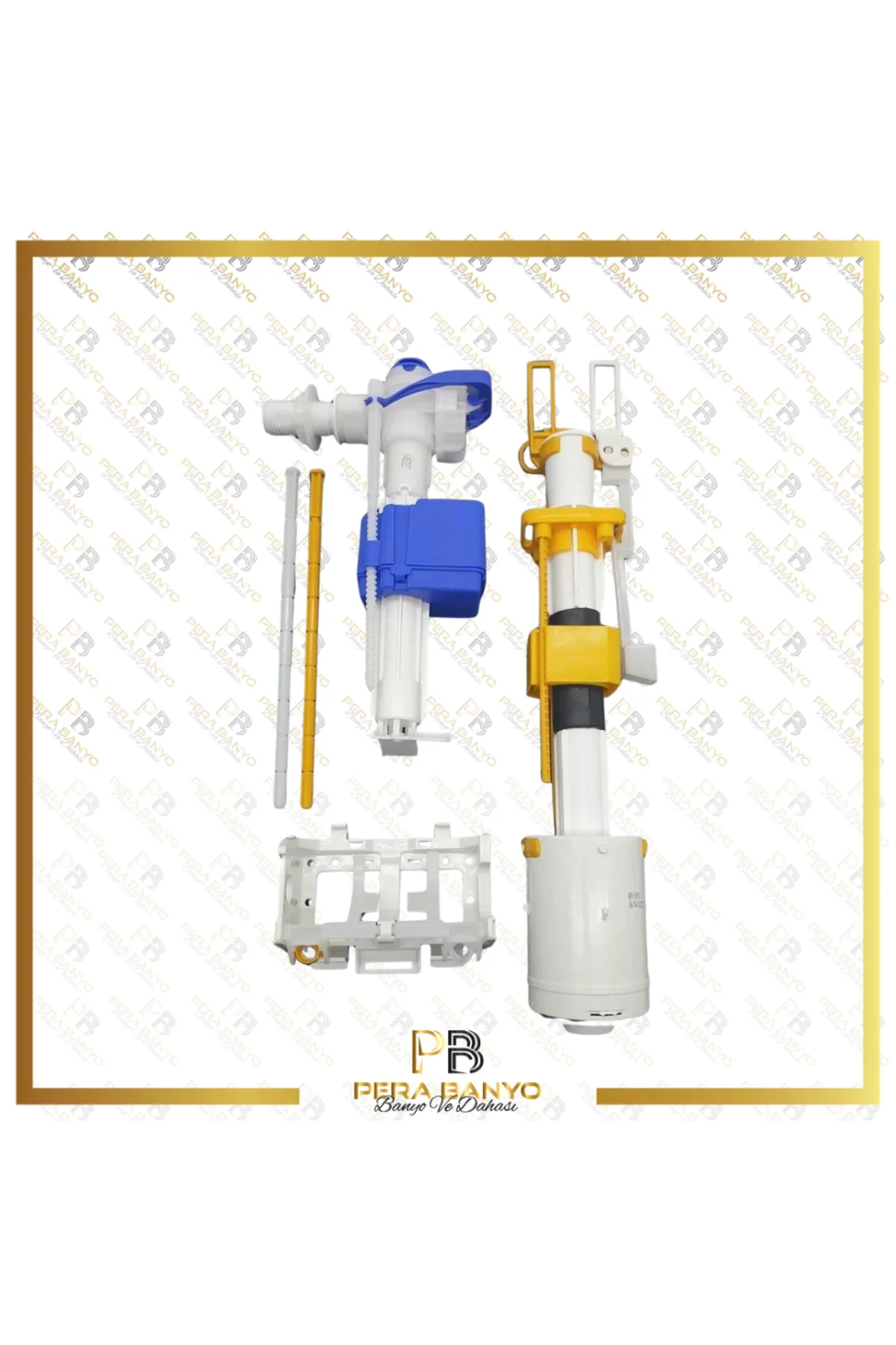 Eca Gömme Rezervuar 1/2 Komple Set T02 Tamir Takımı Komple Iç Takım 40cm Set Eca Gömme Rezervuar 1/2 Komple Set T02 Tamir Takımı Komple Iç Takım 40cm Set