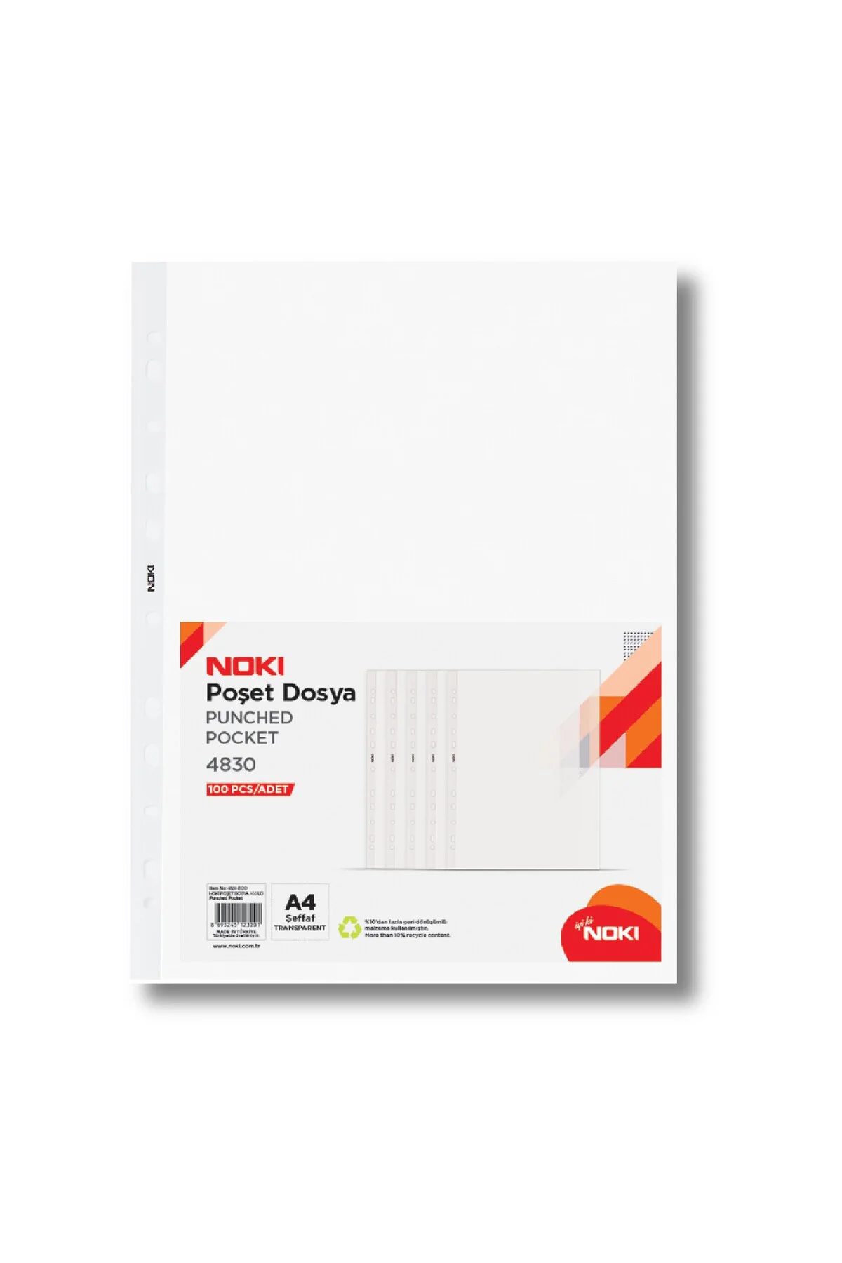 Eco A4 Poşet Dosya 500 Adet ( 100 Lü 5 Paket)