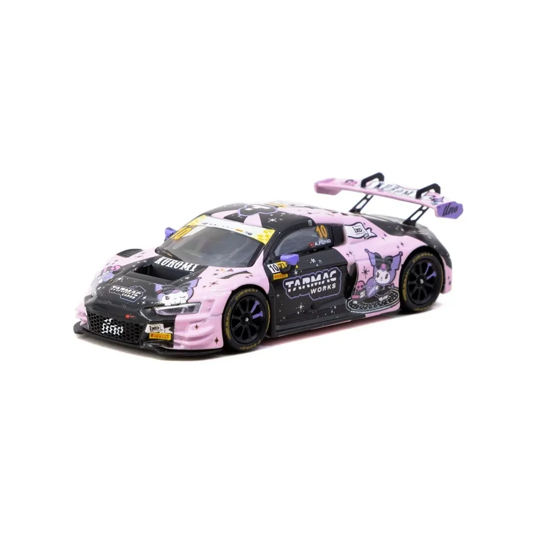 Eco Lounge 1/64 Audi R8 LMS GT3 evo II Macau GT Cup - FIA GT World Cup 2024 #10 with Tarmac Cards Combo Set