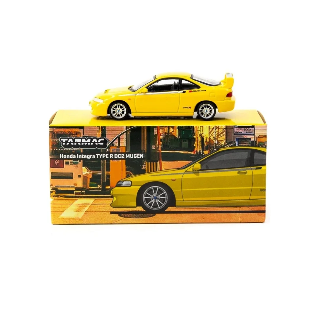 Eco Lounge 1/64 Honda Integra TYPE R DC2 MUGEN Sunlight Yellow