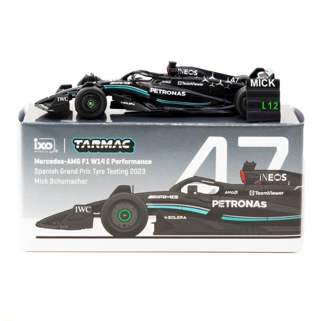 Eco Lounge 1/64 Mercedes-AMG F1 W14 E Performance Spanish Grand Prix Tyre Testing 2023 Mick Schumacher