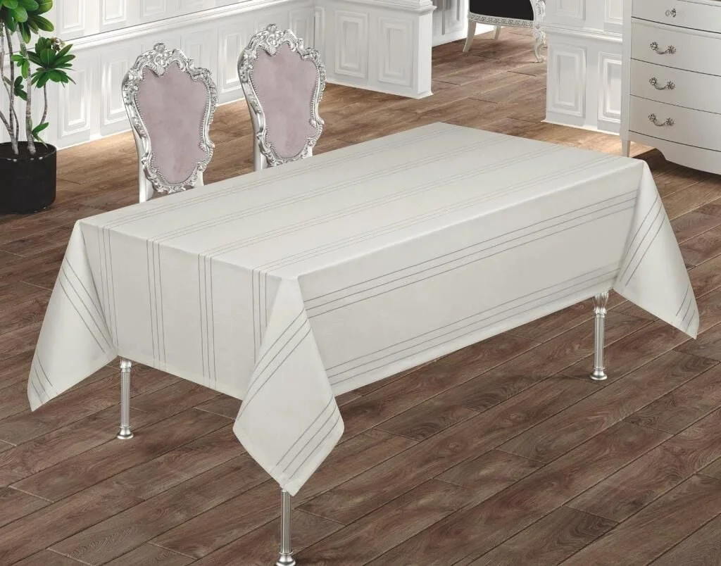 Eco Lounge Dertsiz Masa Örtüsü 160x220 Krem