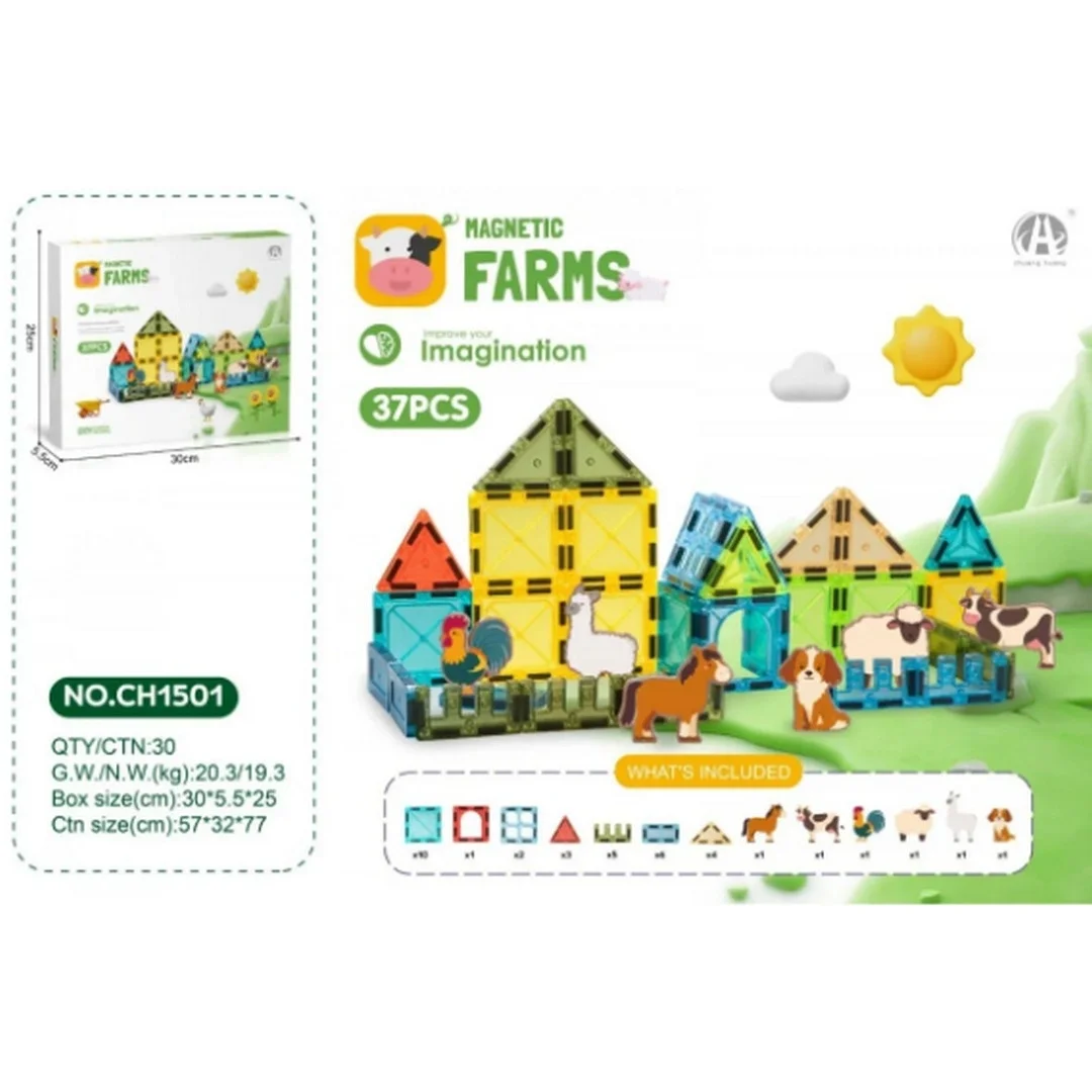 Eco Lounge Farms Manyetik Çiftlik Seti 37 Parça