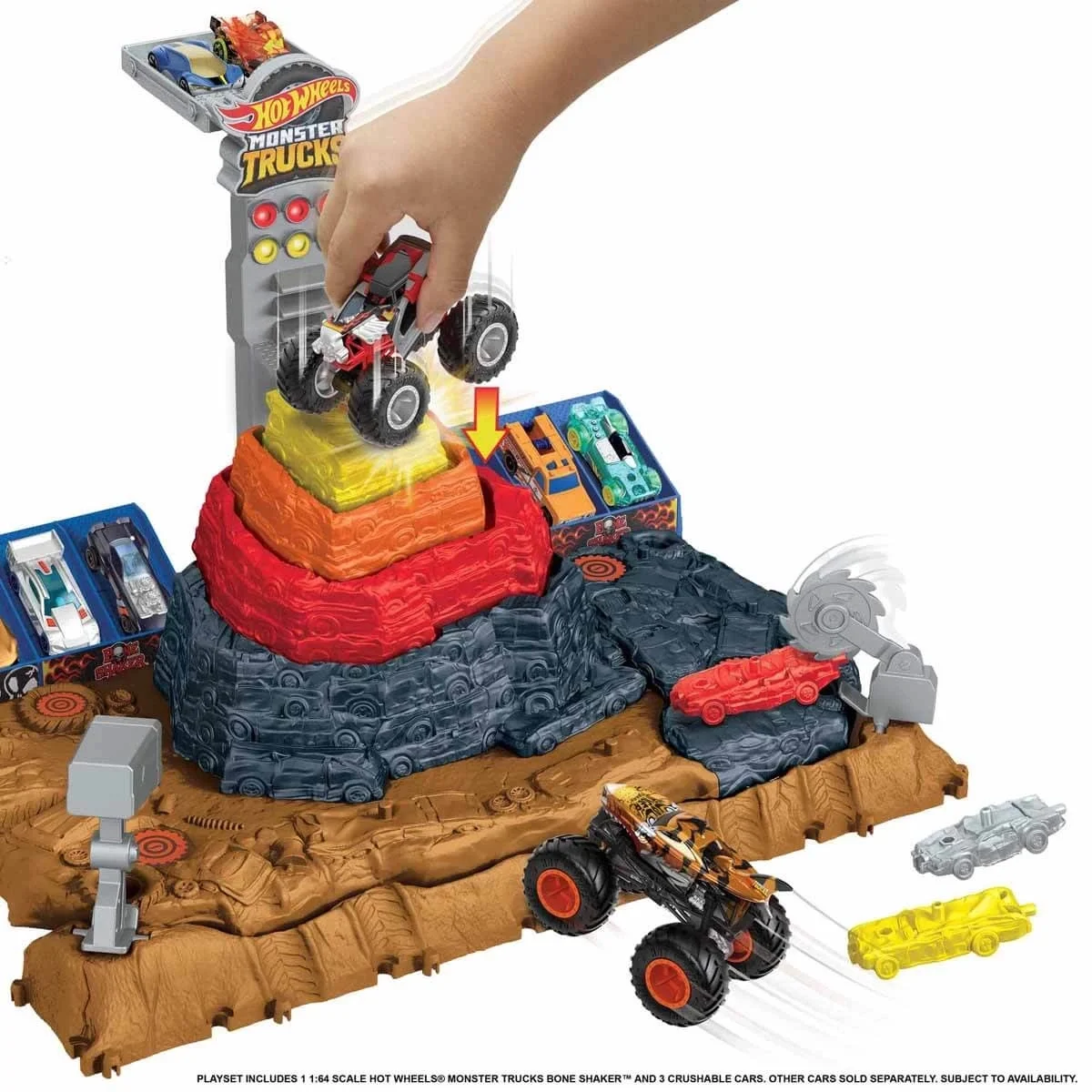 Eco Lounge Monster Trucks Muhteşem Çarpışma Arenası Oyun Seti HNB96
