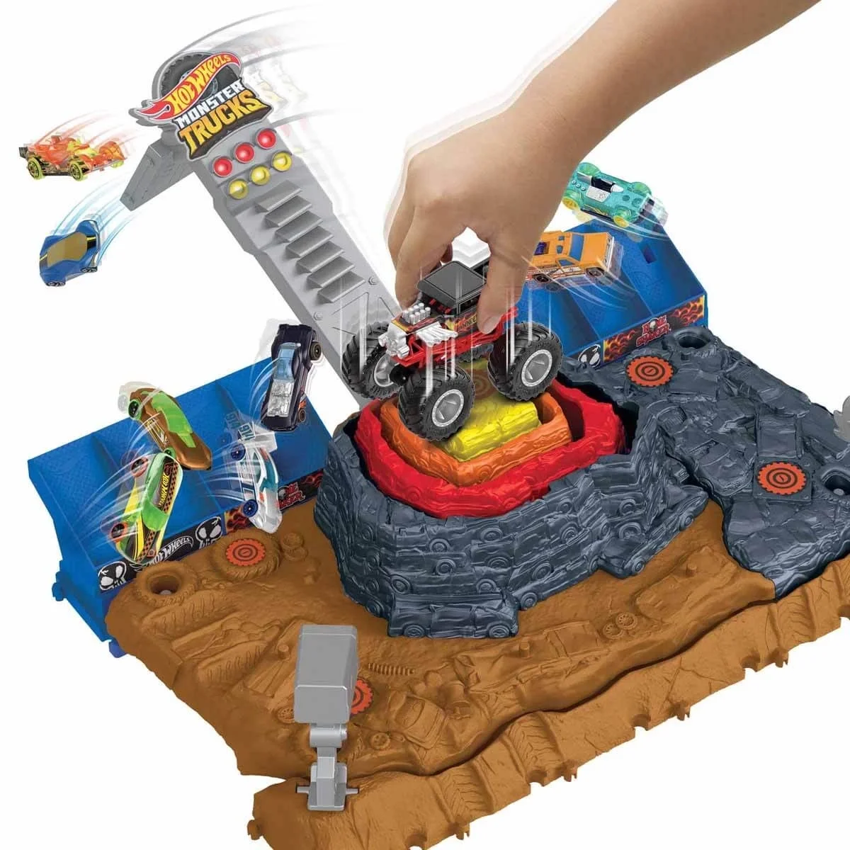 Eco Lounge Monster Trucks Muhteşem Çarpışma Arenası Oyun Seti HNB96
