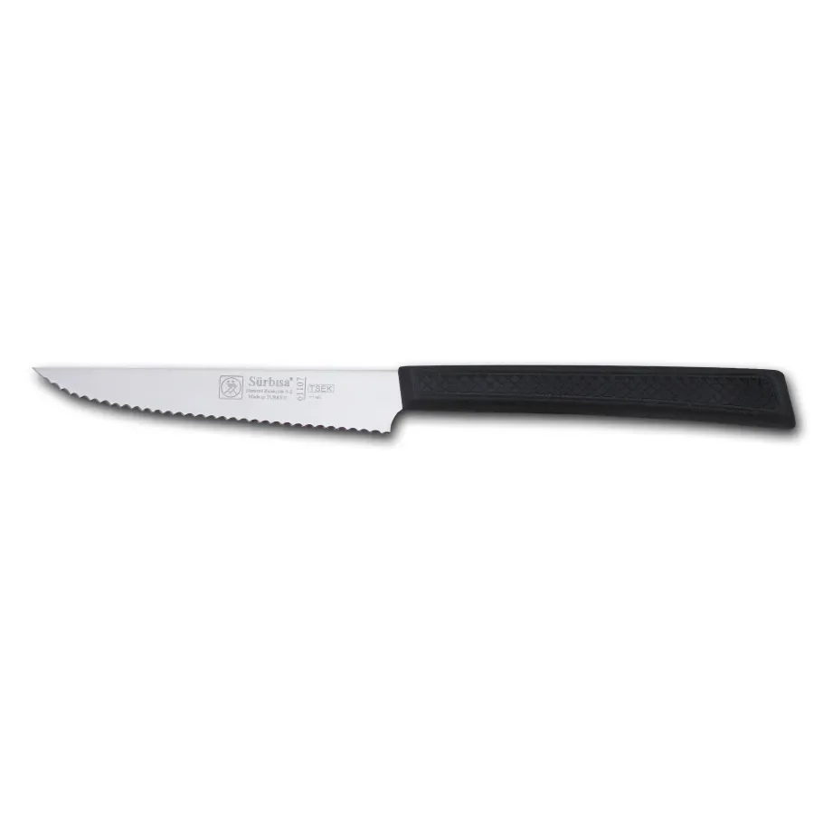 Eco Lounge Sürbısa 61107 - Sürmene Lazerli Tırtıklı Biftek / Steak Bıçağı 12 cm Fiyatı, Yorumları ve Özellikleri
