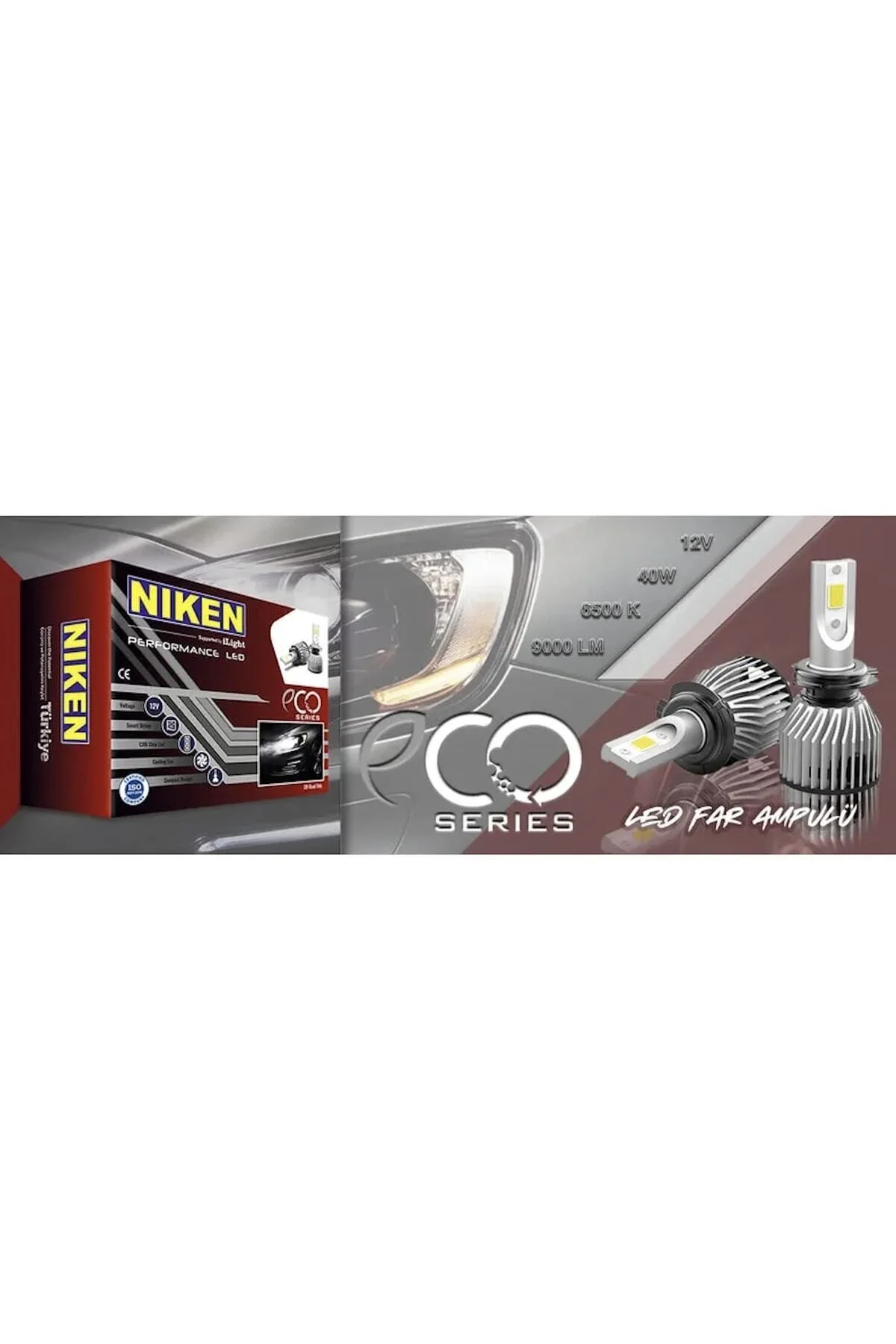 Eco Serisi 8000 Lümen H7 / H4 / H11 / H1 / H10 / 9005 / 9006 Led Xenon Far Ampulü Eco Serisi 8000 Lümen H7 / H4 / H11 / H1 / H10 / 9005 / 9006 Led Xenon Far Ampulü